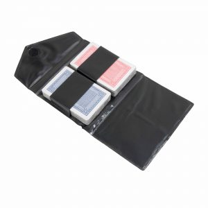 2 barajas en estuche., Negro, , , ,