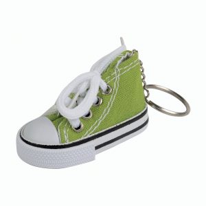 Llavero de tejido en forma de bamba, Verde, , , ,