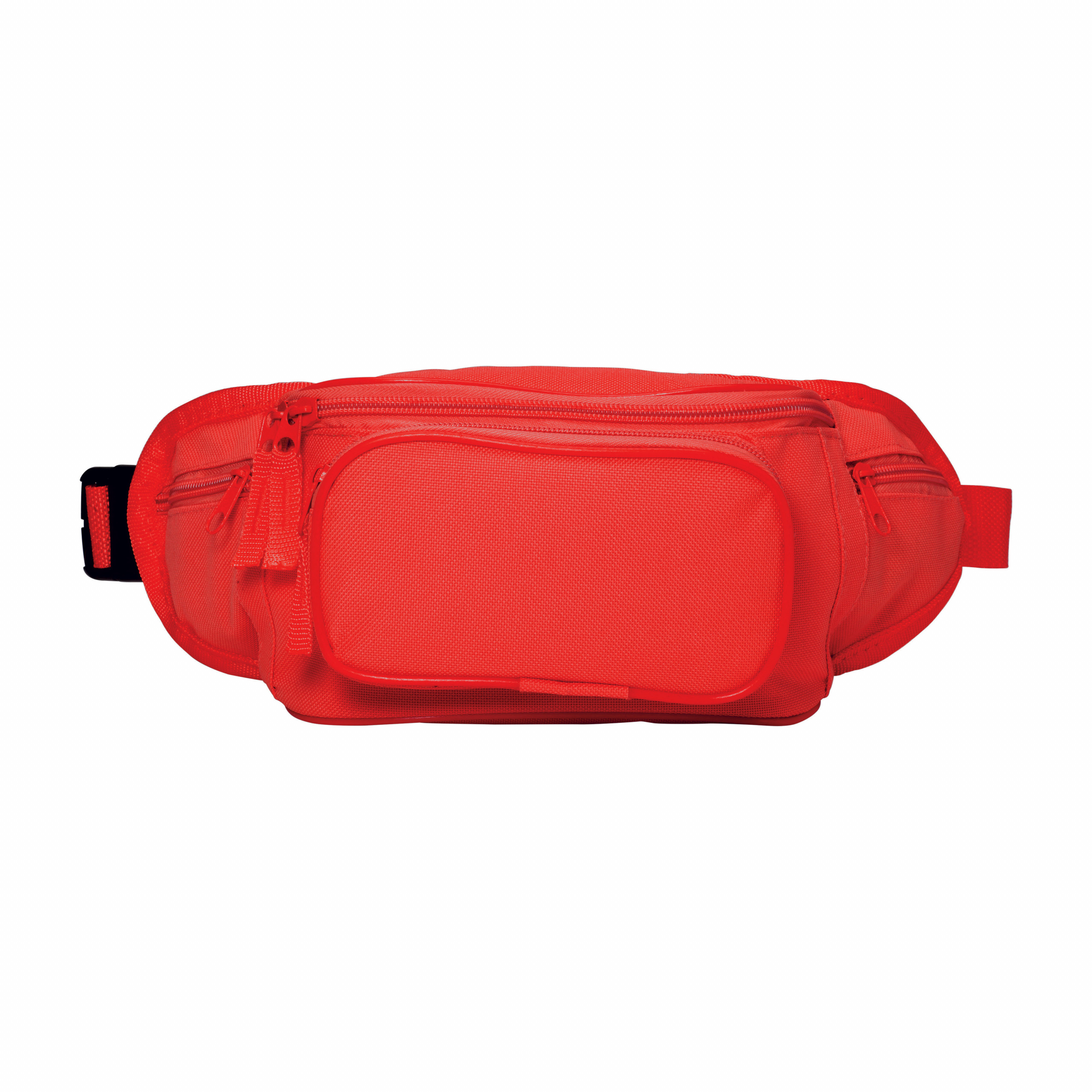Riñonera con 5 compartimentos., Rojo, , , ,