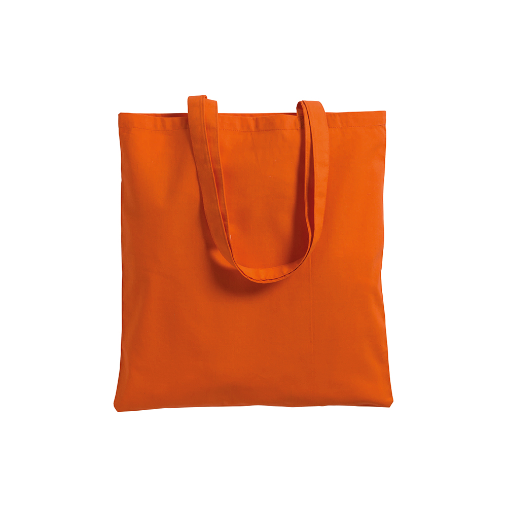 Bolsa de algodón, asas largas, Naranja, , , 135 GR M2,