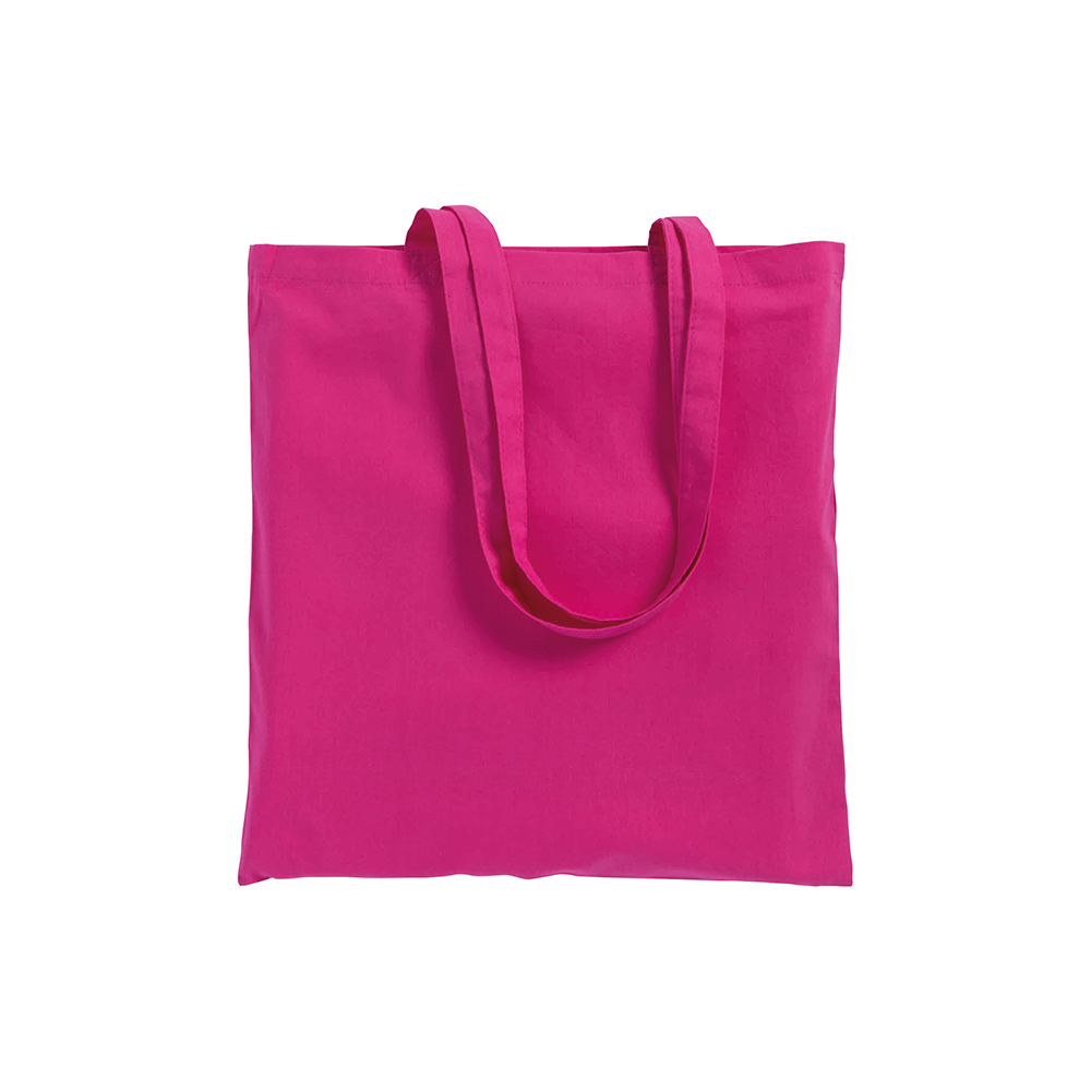Bolsa de algodón, asas largas, Fucsia, , , 135 GR M2,