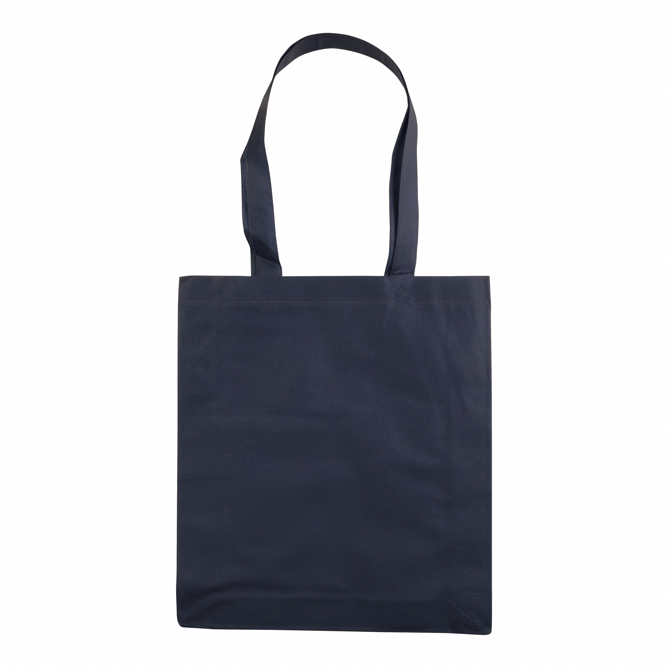 Bolsa de tejido sin tejer con asas largas., Azul, , , ,