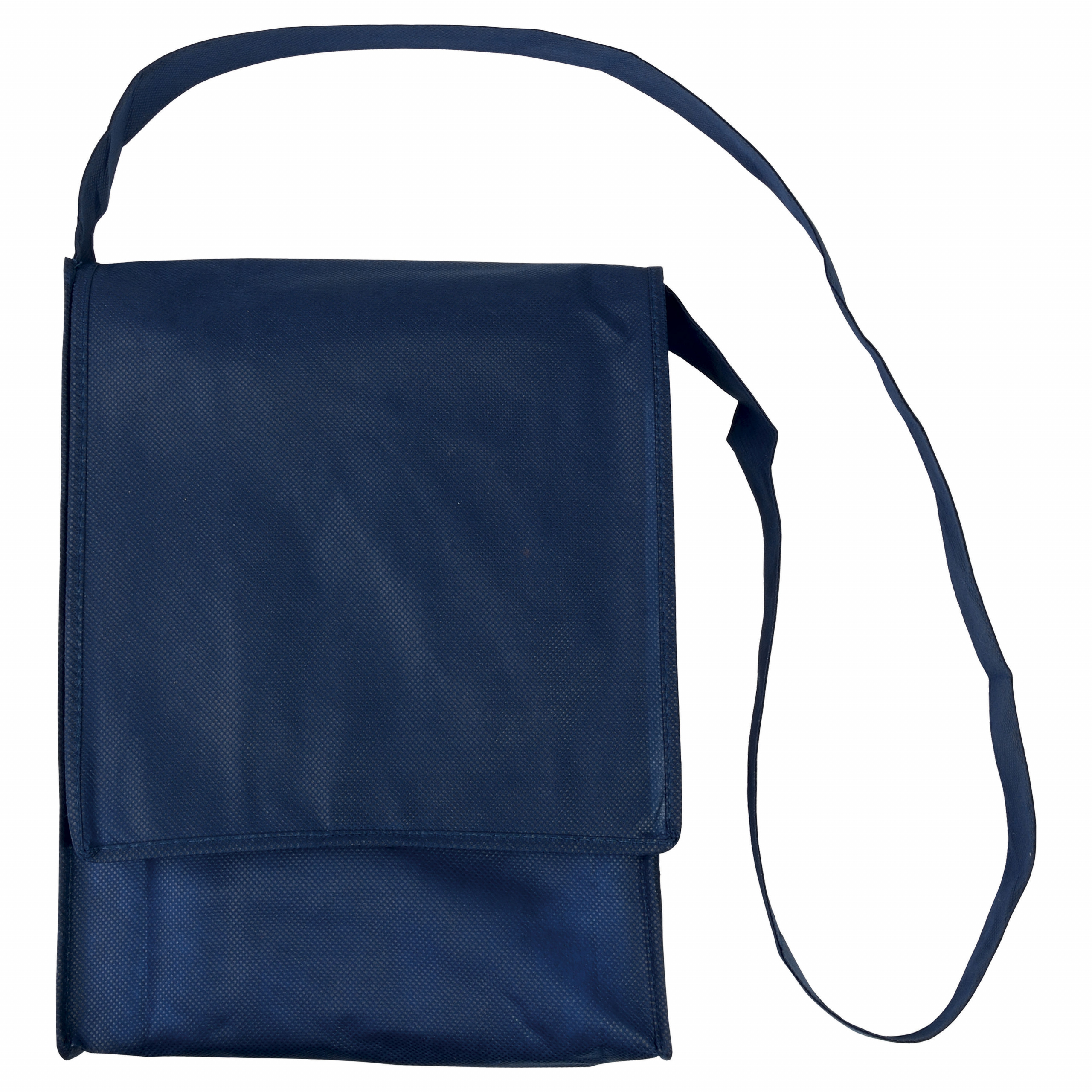 Bolsa bandolera pequeña de tejido sin tejer., Azul, , , ,