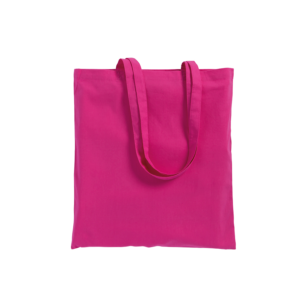 Bolsa de algodón  con asas largas., Fucsia, , , 220 GR M2,