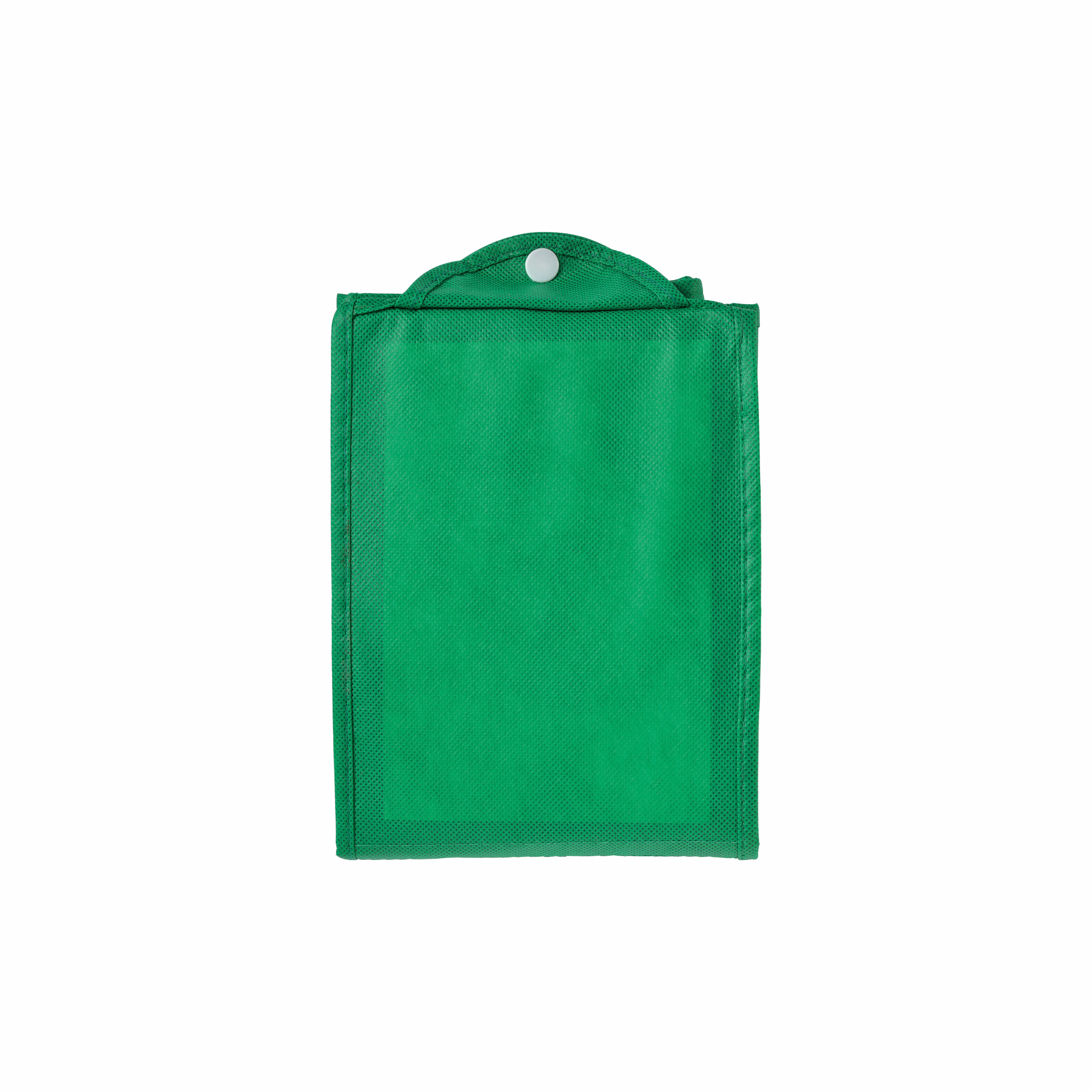 Bolsa plegable de tejido sin tejer., Verde, , , 80 G/M2,