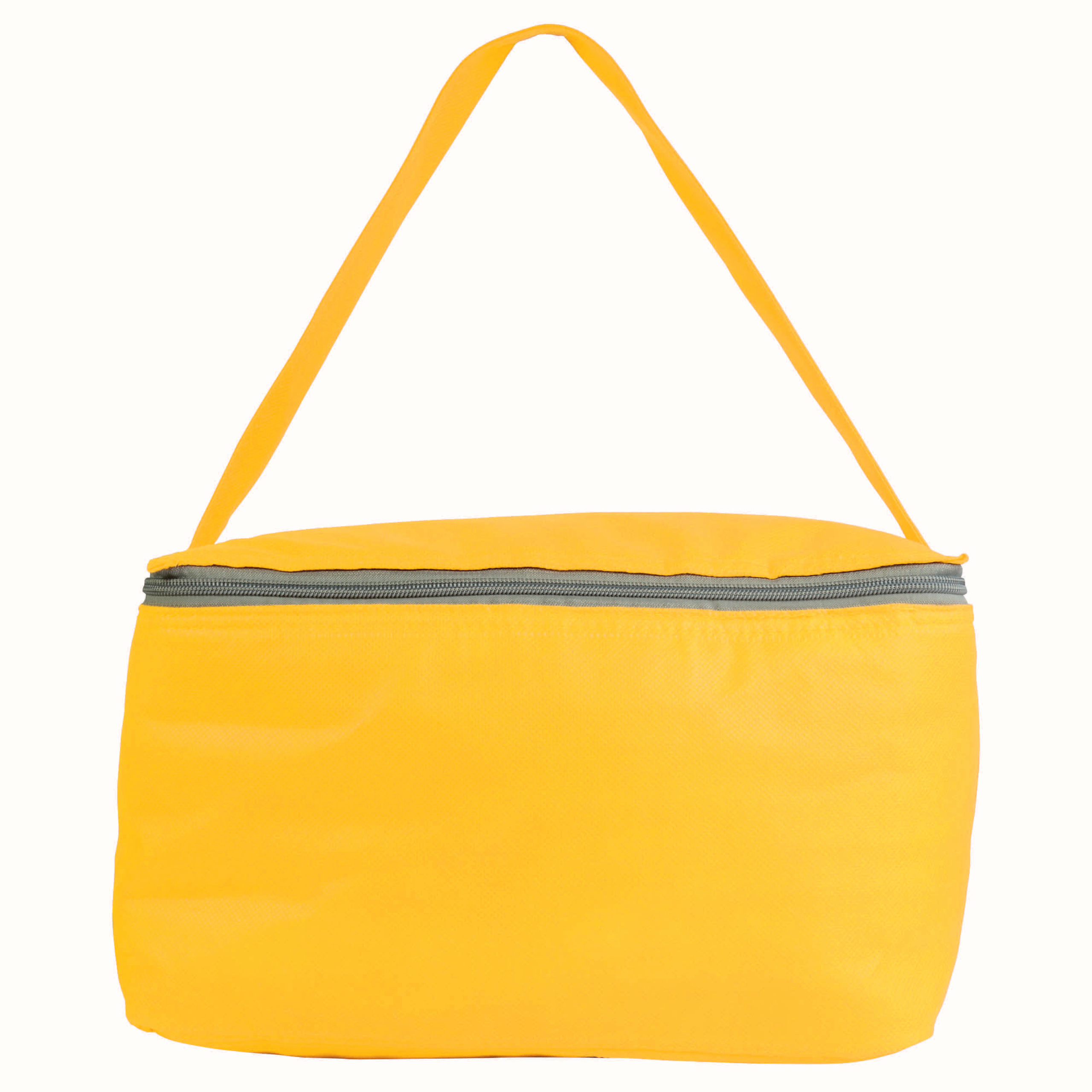 Bolsa isotérmica con cinta de transporte., Amarillo, , , ,