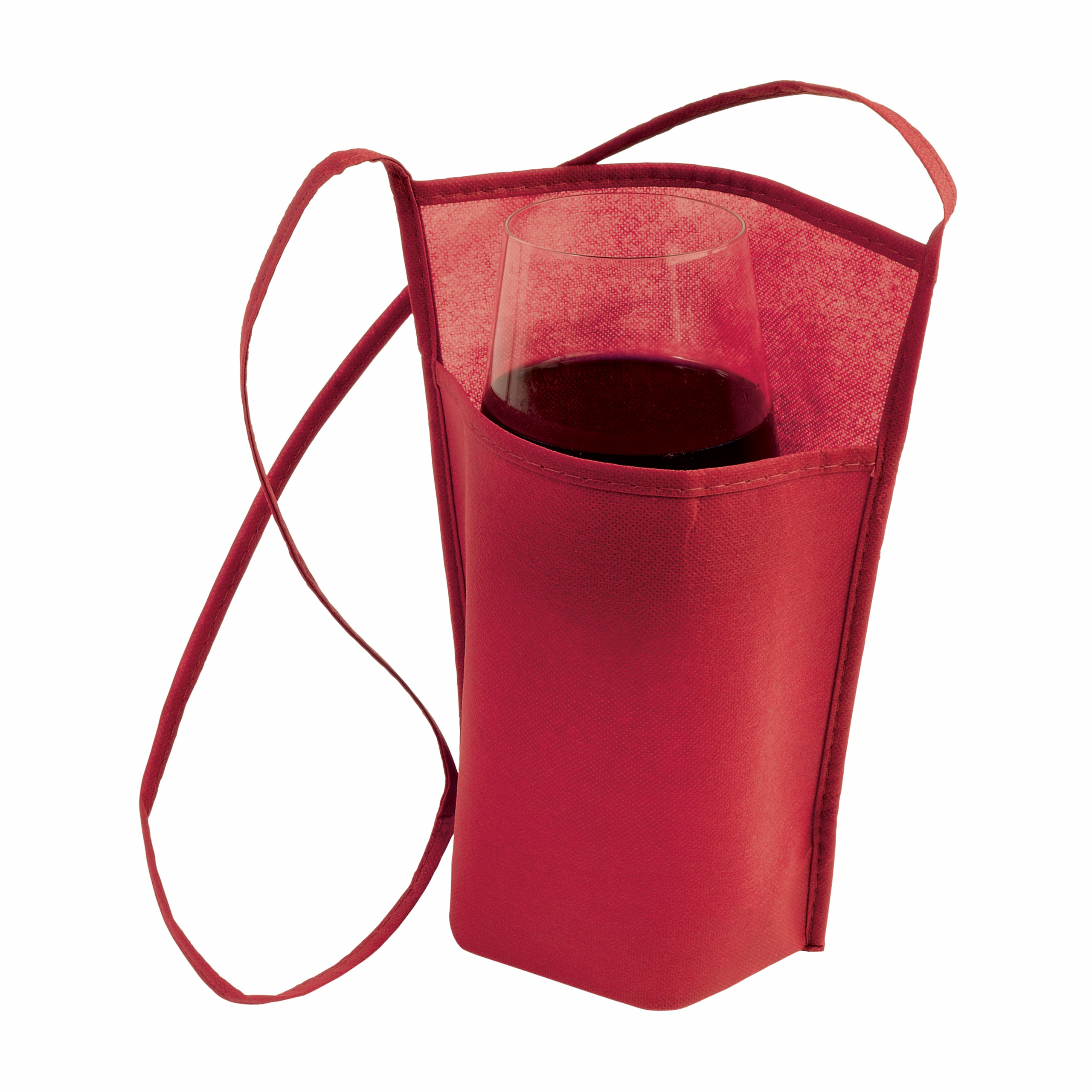 Portacopas de tejido sin tejer, Rojo, , , 80 GR/M2,