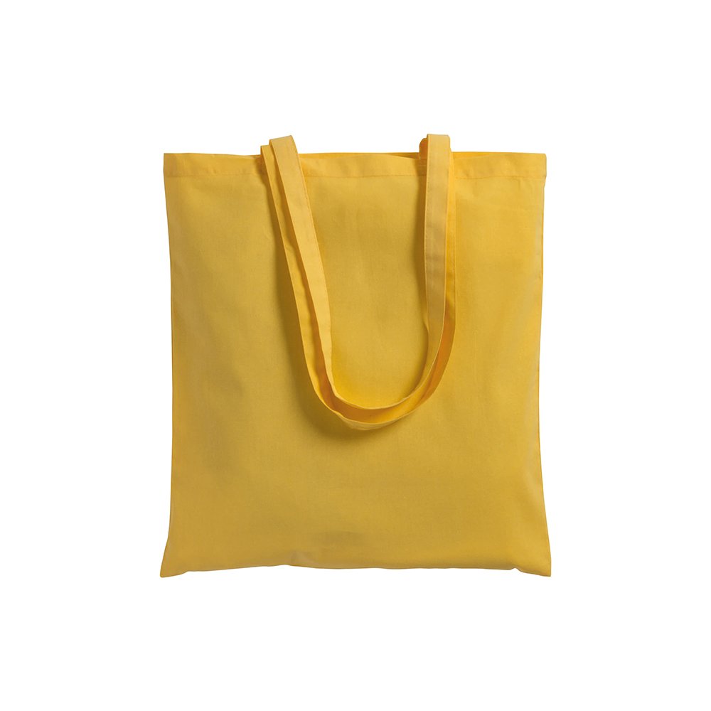Bolsa de algodón, asas largas, Amarillo, , , ,