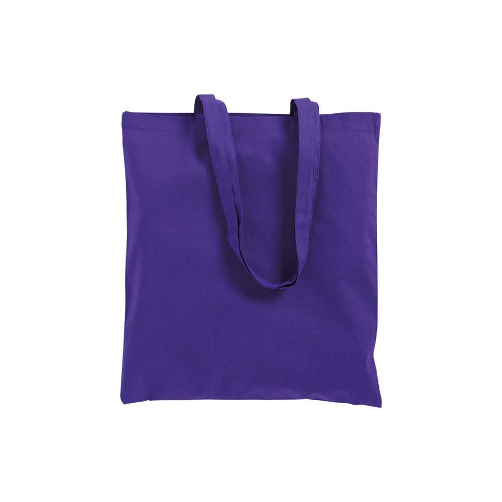 Bolsa de algodón, asas largas, Viola, , , ,