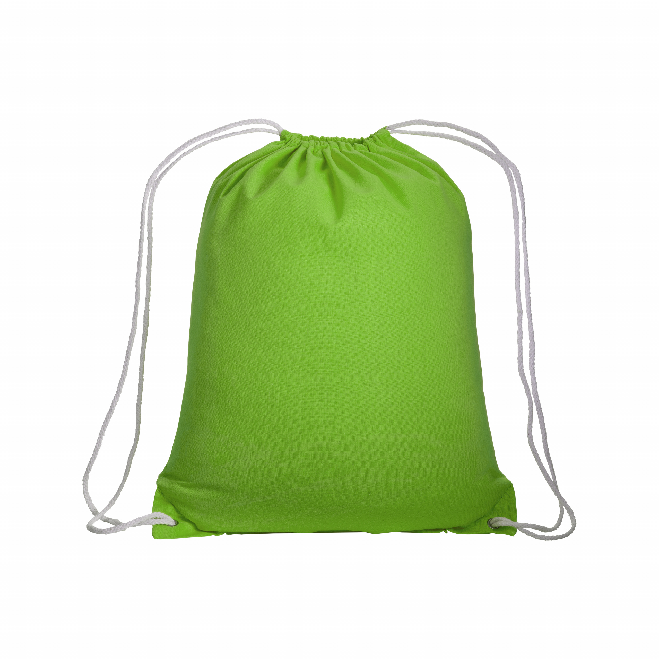 Mochila de algodón 135 g/m2 con esquinas reforzadas, Verde metz, , , ,