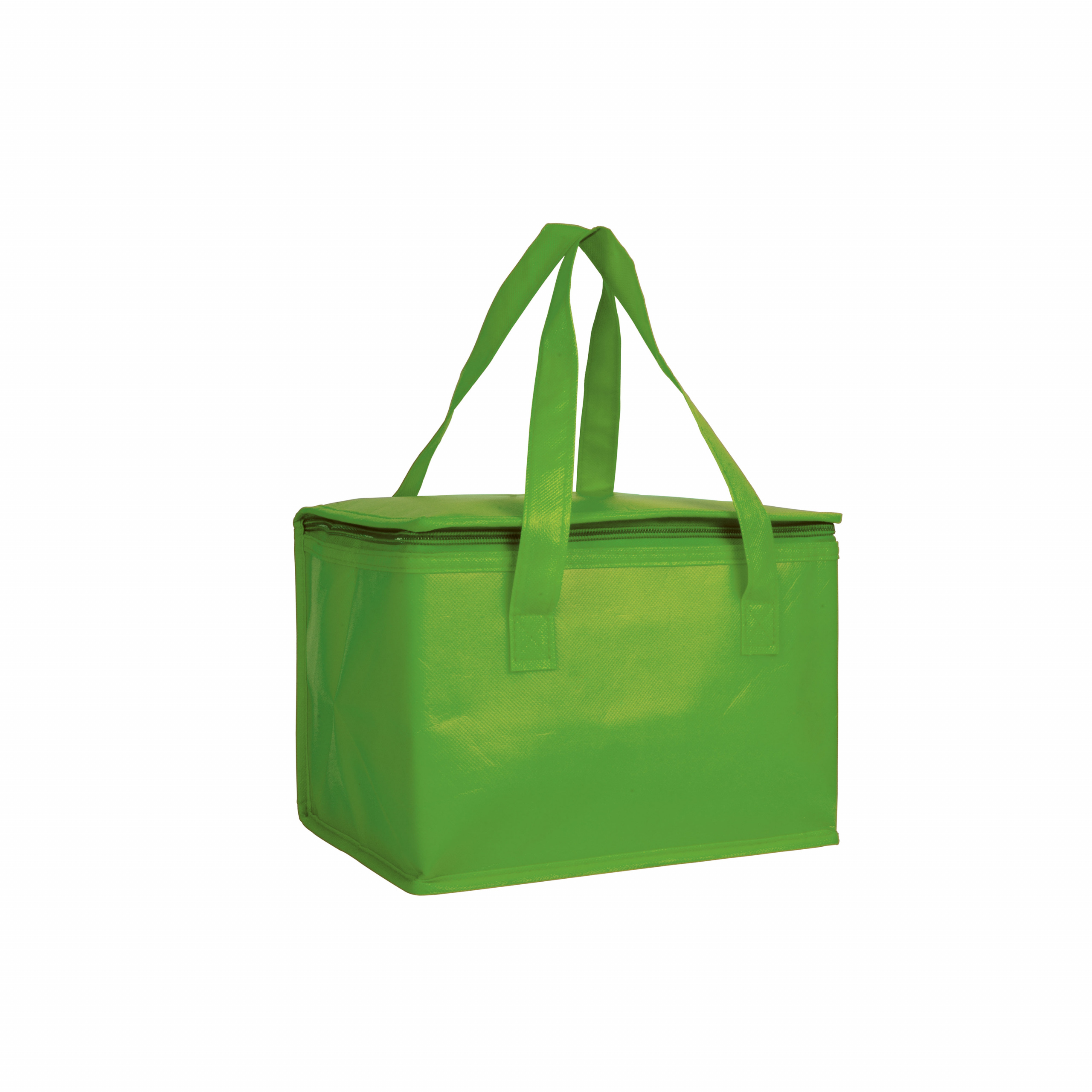 Bolsa termica en TNT laminado y plateado interna, Verde metz, , , ,