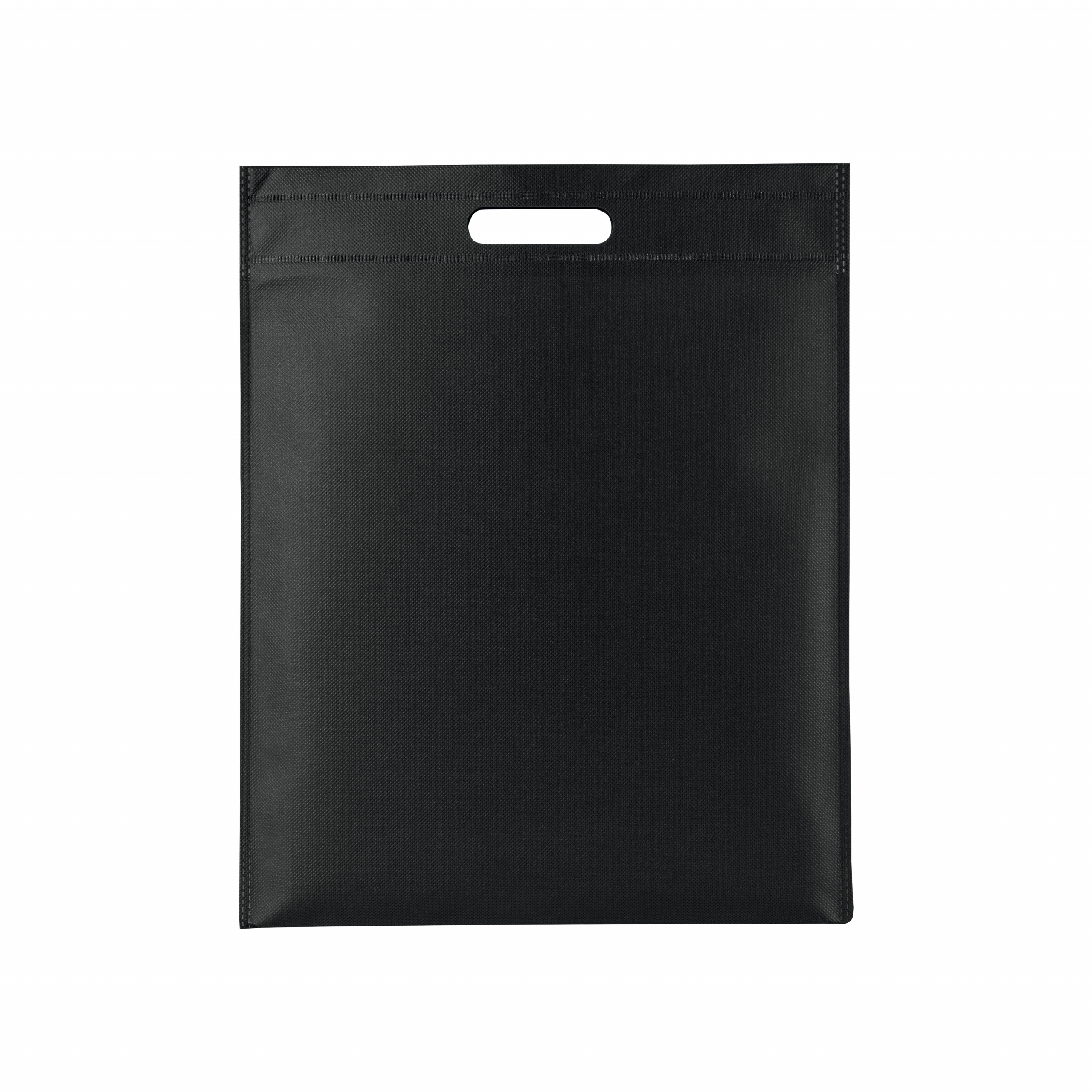 Bolsa shopper de tejido sin tejer, Negro, , , ,