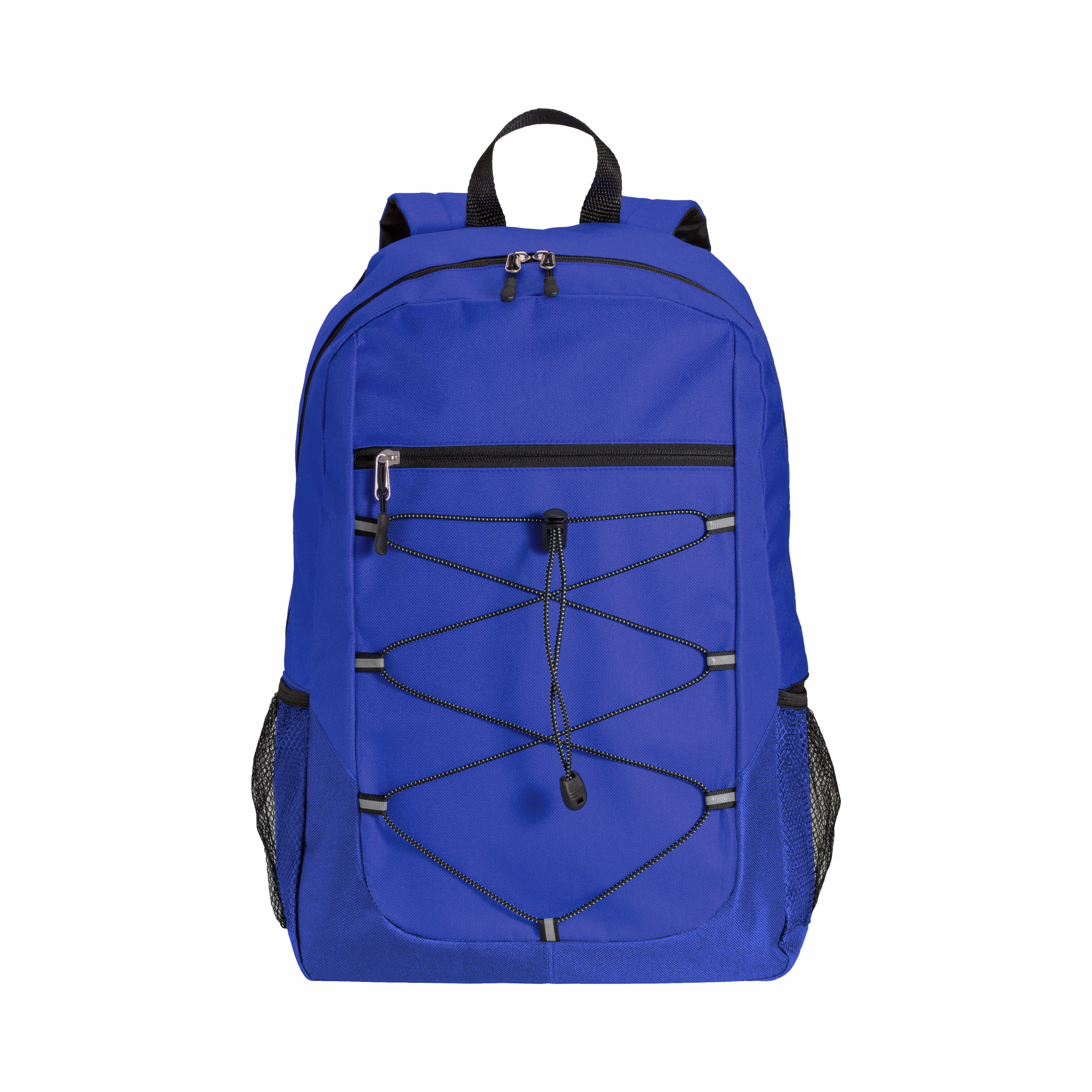 Mochila de poliéster 600D con espalda acolchada y espalda elástica, Royal, , , ,