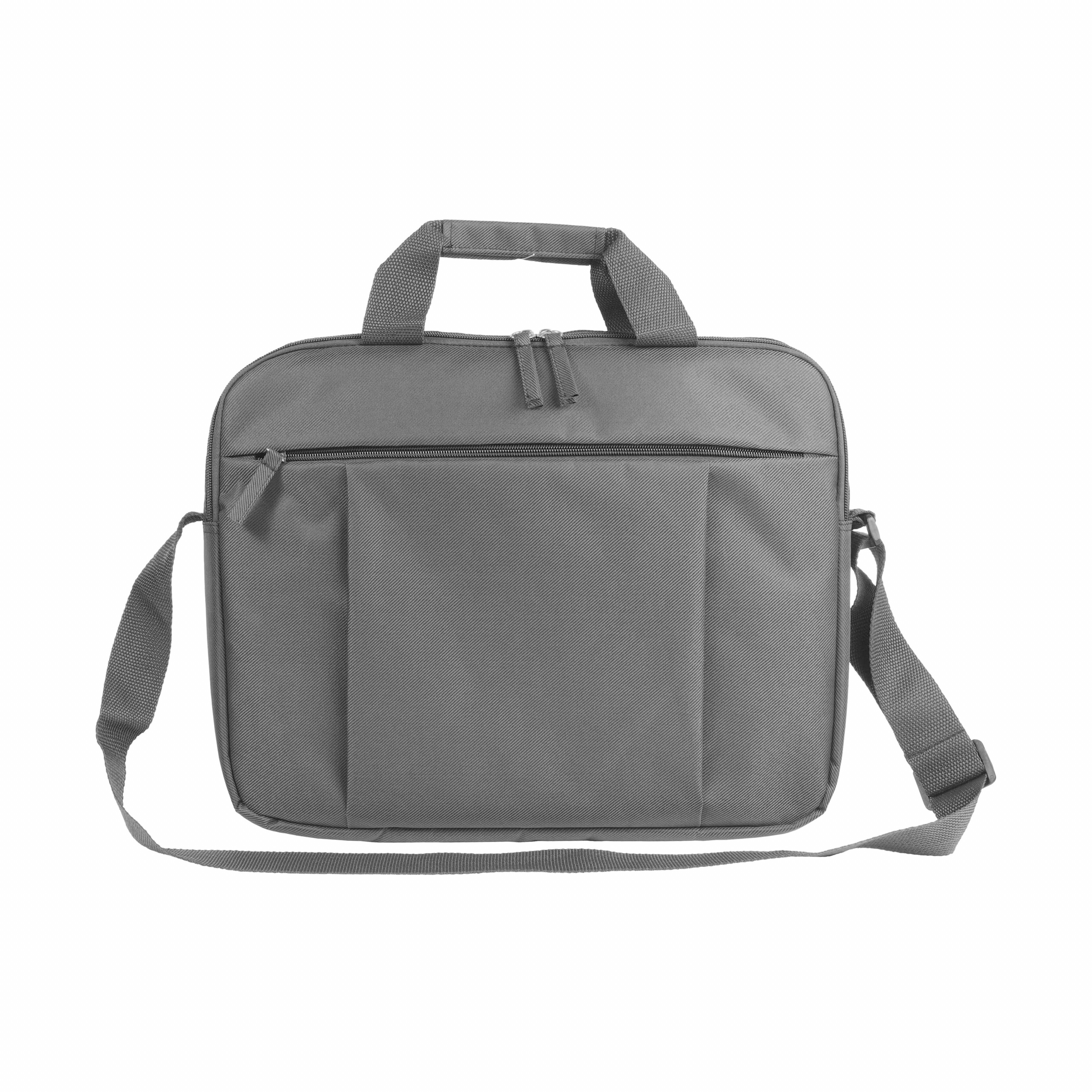 Bolsa de computadora con bolsillo acolchado, Gris, , , ,