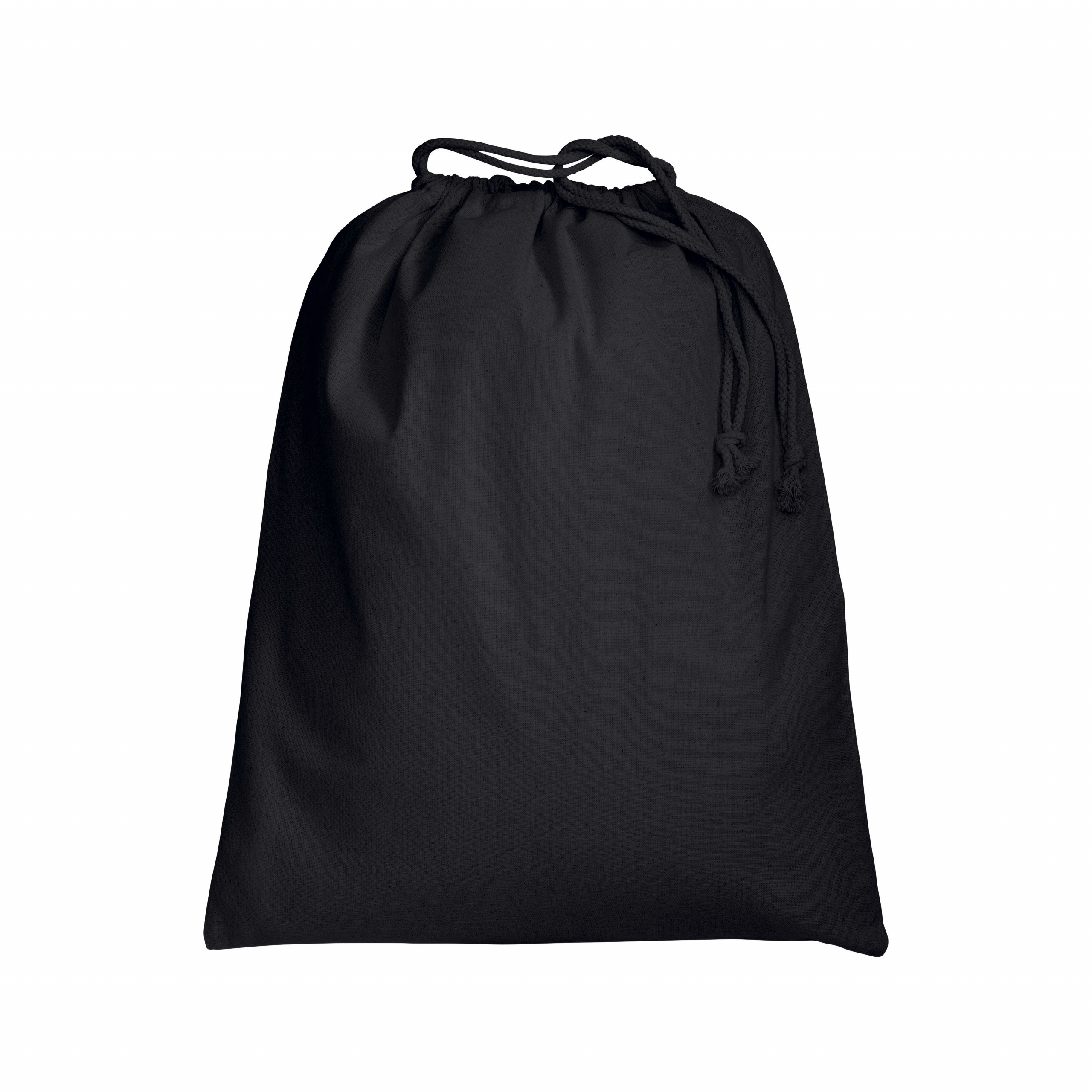Mochila de algodón de 120 g / m2, 40 x 50 cm, Negro, , , 120 GSM,