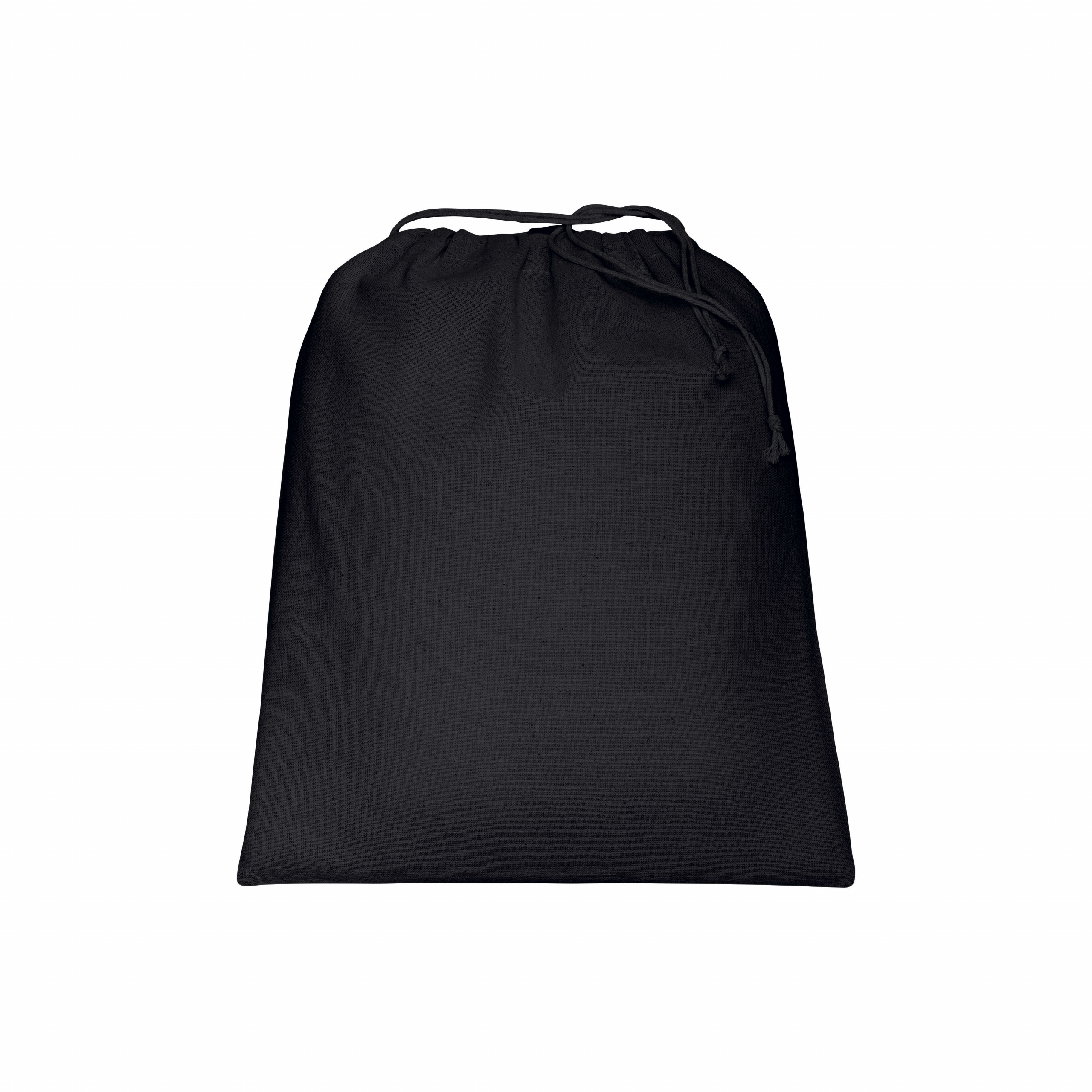 Mochila de algodón 120 g / m2, 25 x 30 cm, Negro, , , 120GSM,