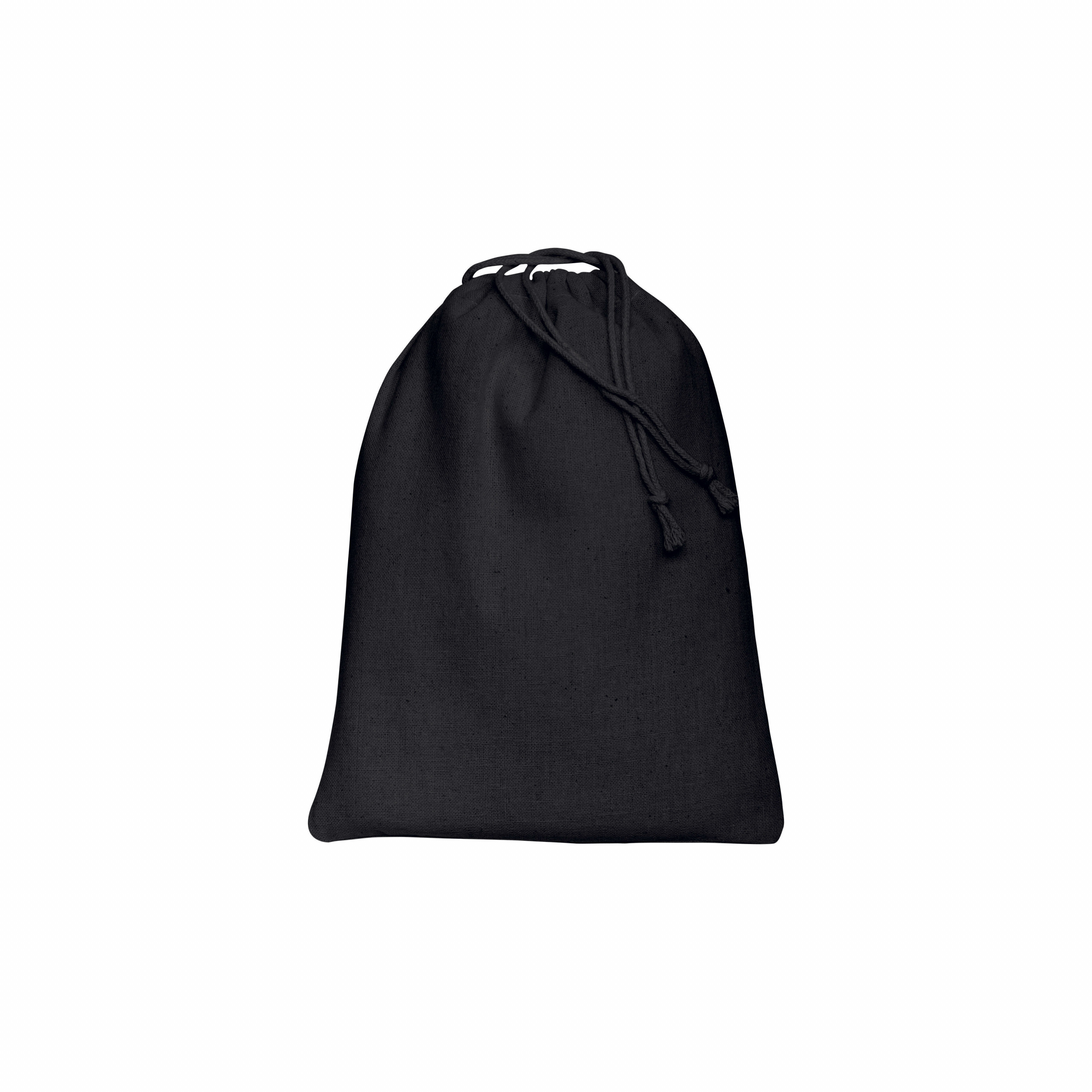 Mochila de algodón 120 g / m2, 15 x 20 cm, Negro, , , 120 GSM,