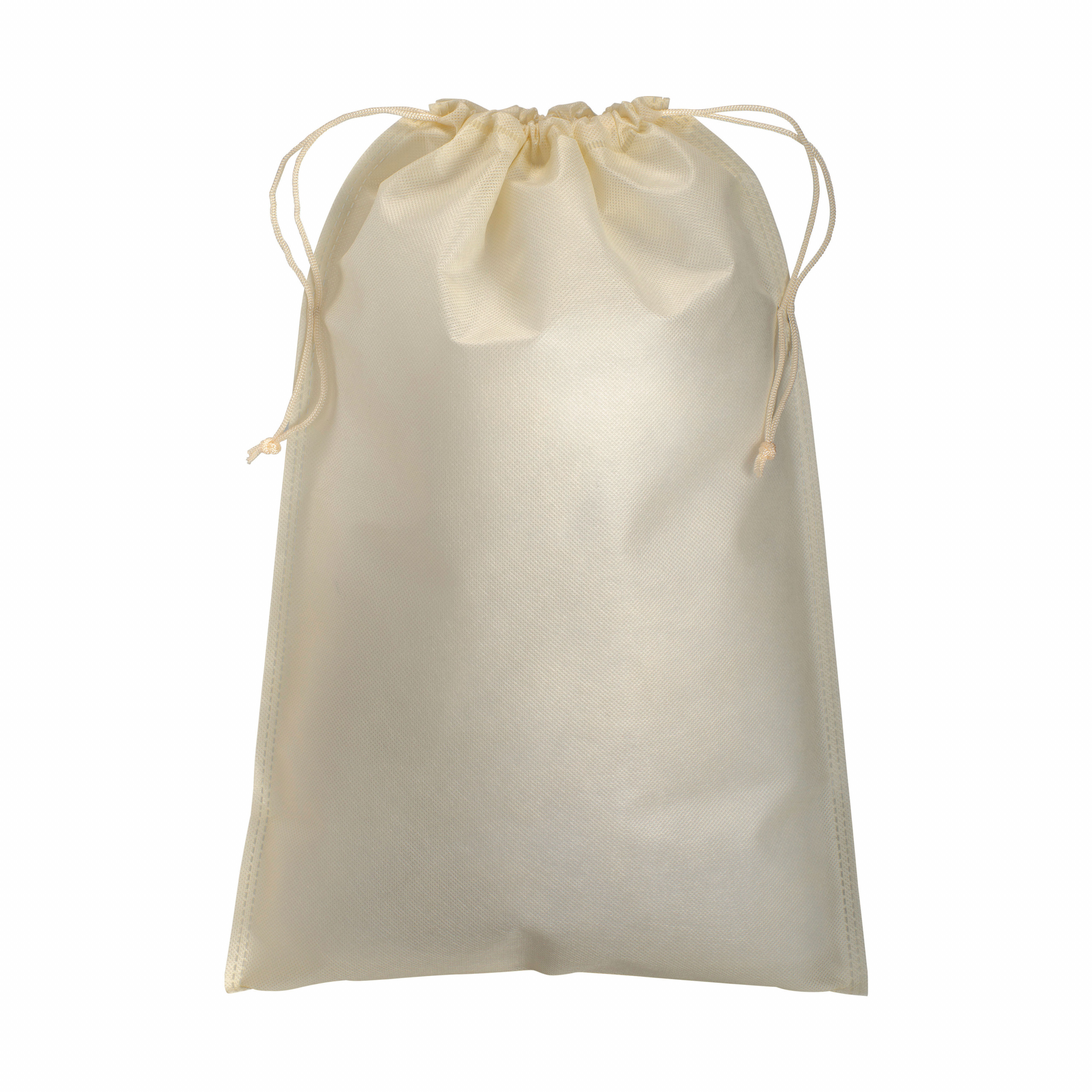 Bolso no tejido de 80 g / m2 con cuerdas, 50 x 75 cm, Natural, , , ,