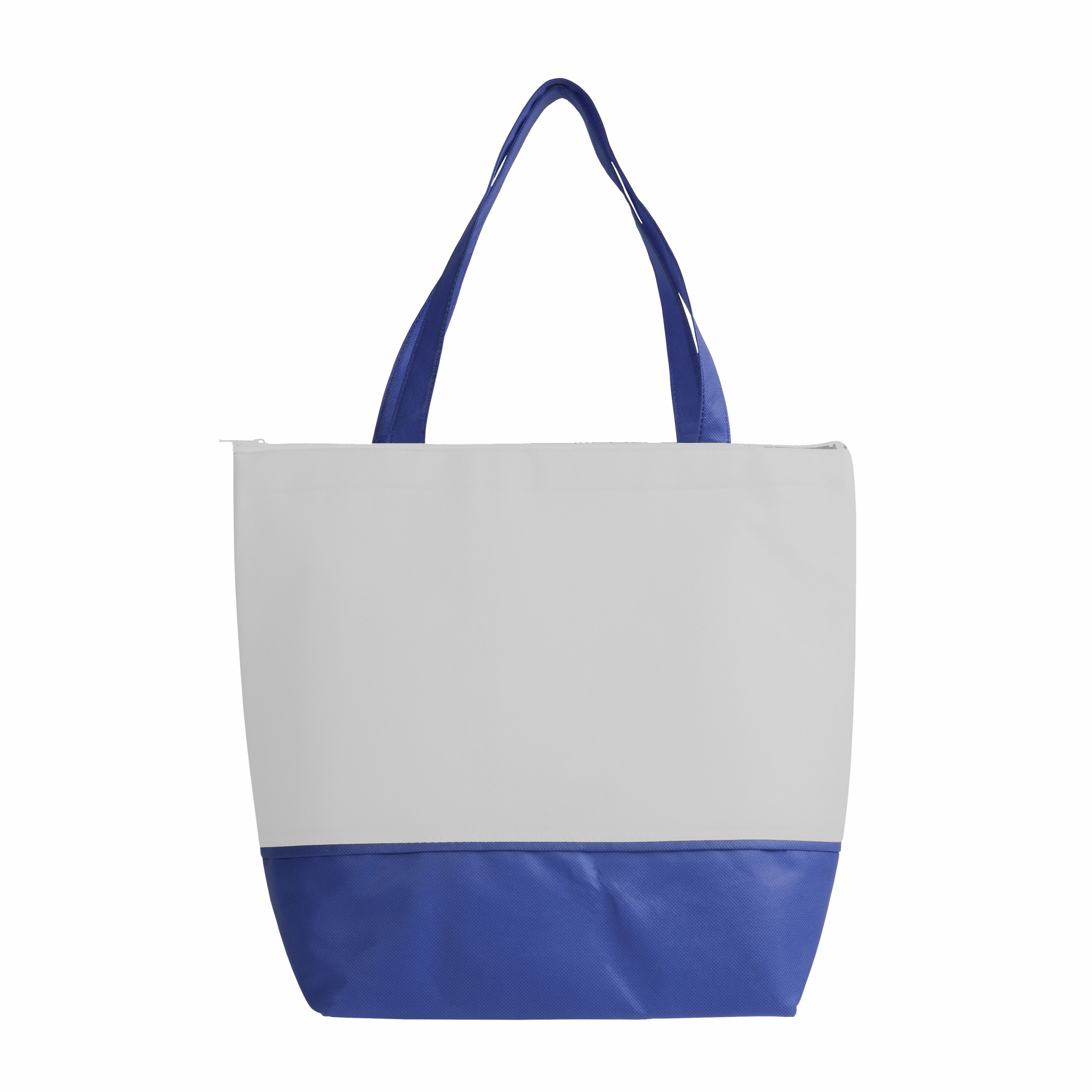 Bolsa de tejido no tejido con interior plateado, Royal-blanco, , , 70GSM TNT + 2MM EPE ALU FOAM,