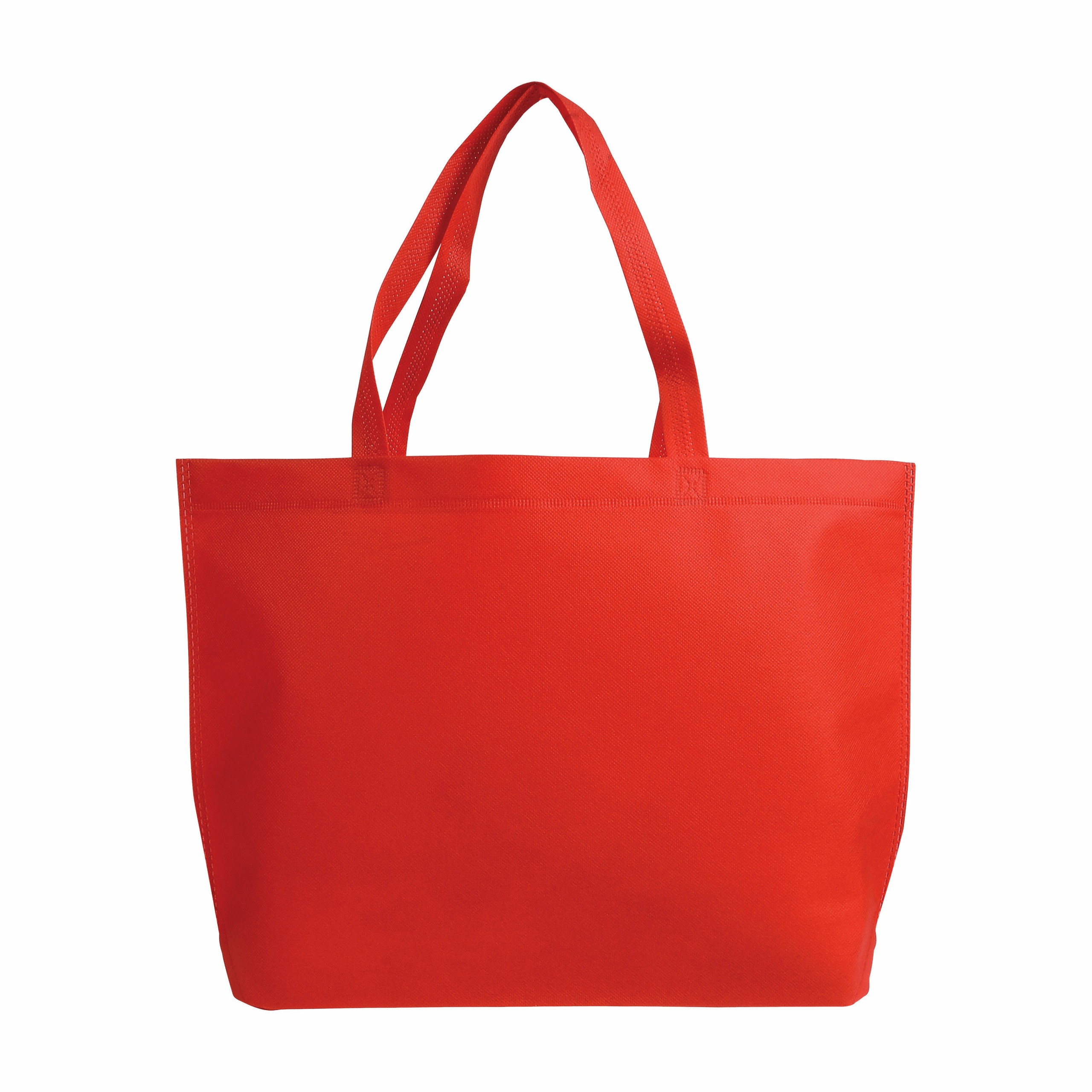 Bolso de compras termo no tejido con refuerzo en la parte inferior, Rojo, , , 70 GR/M2,