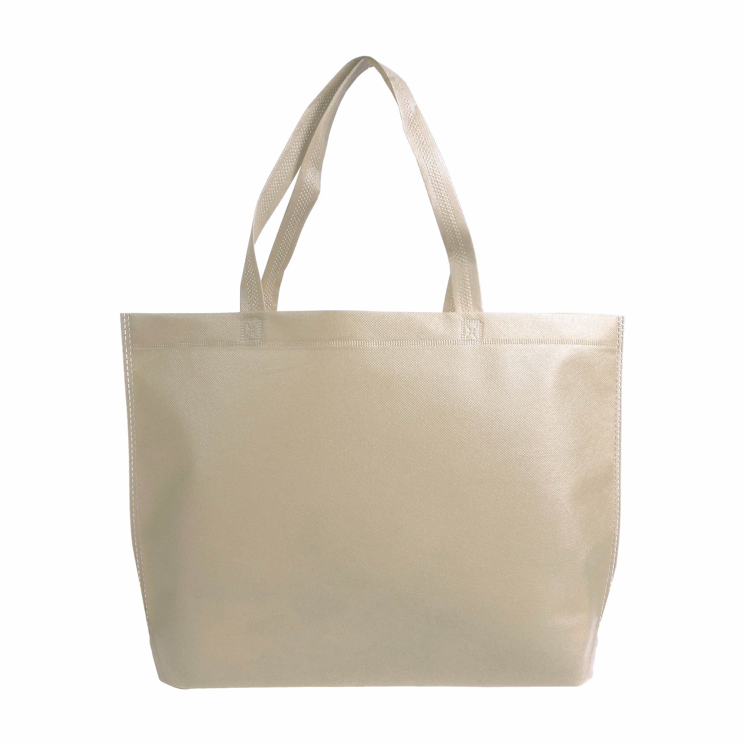 Bolso de compras termo no tejido con refuerzo en la parte inferior, Natural, , , 70 GR/M2,
