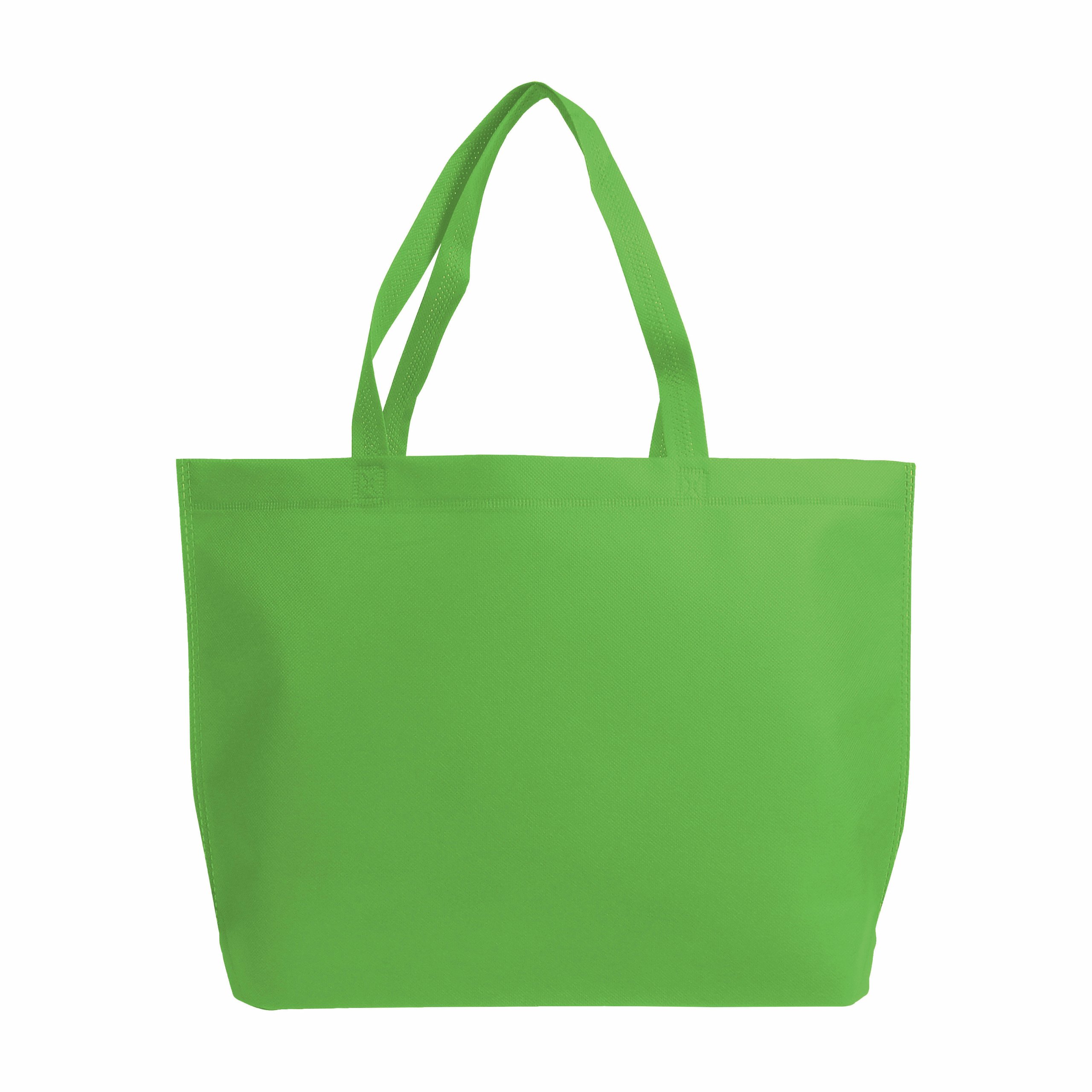 Bolso de compras termo no tejido con refuerzo en la parte inferior, Verde metz, , , 70 GR/M2,