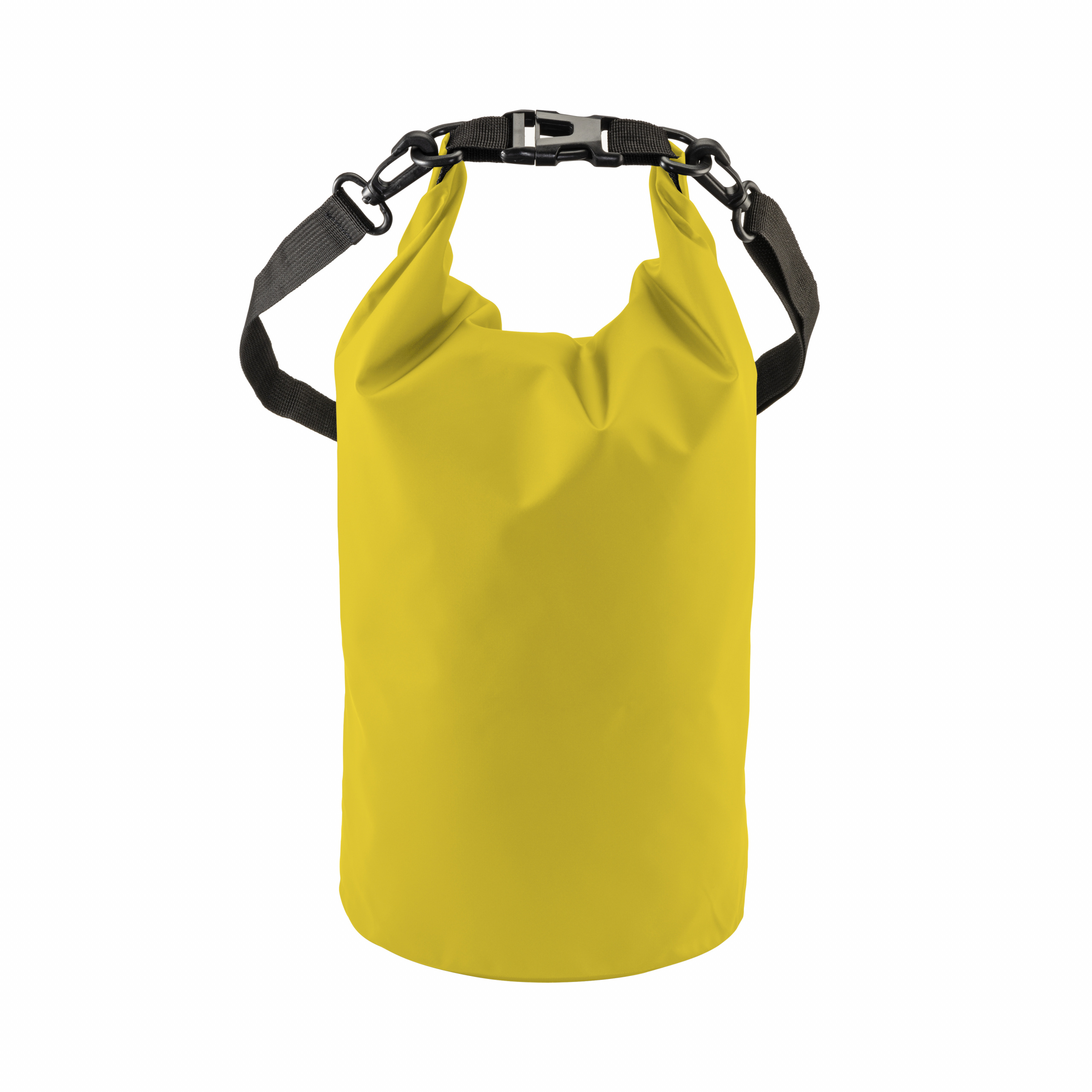 Bolso bandolera impermeable en lona con asa ajustable, Amarillo, , , ,