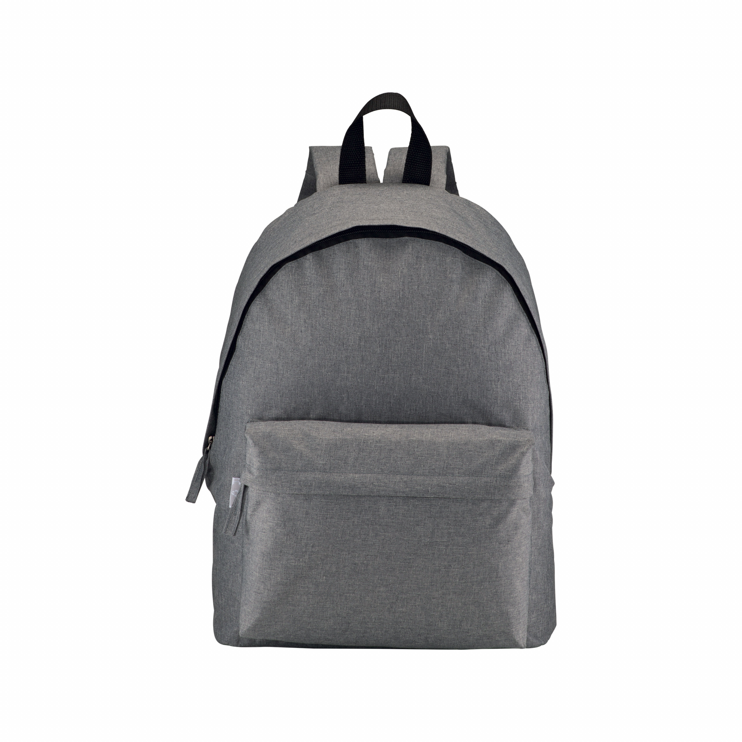 Mochila de R-PET melange, 2 bolsillos (PET reciclado), Gris, , , 300D MELANGE (TWO TONE),