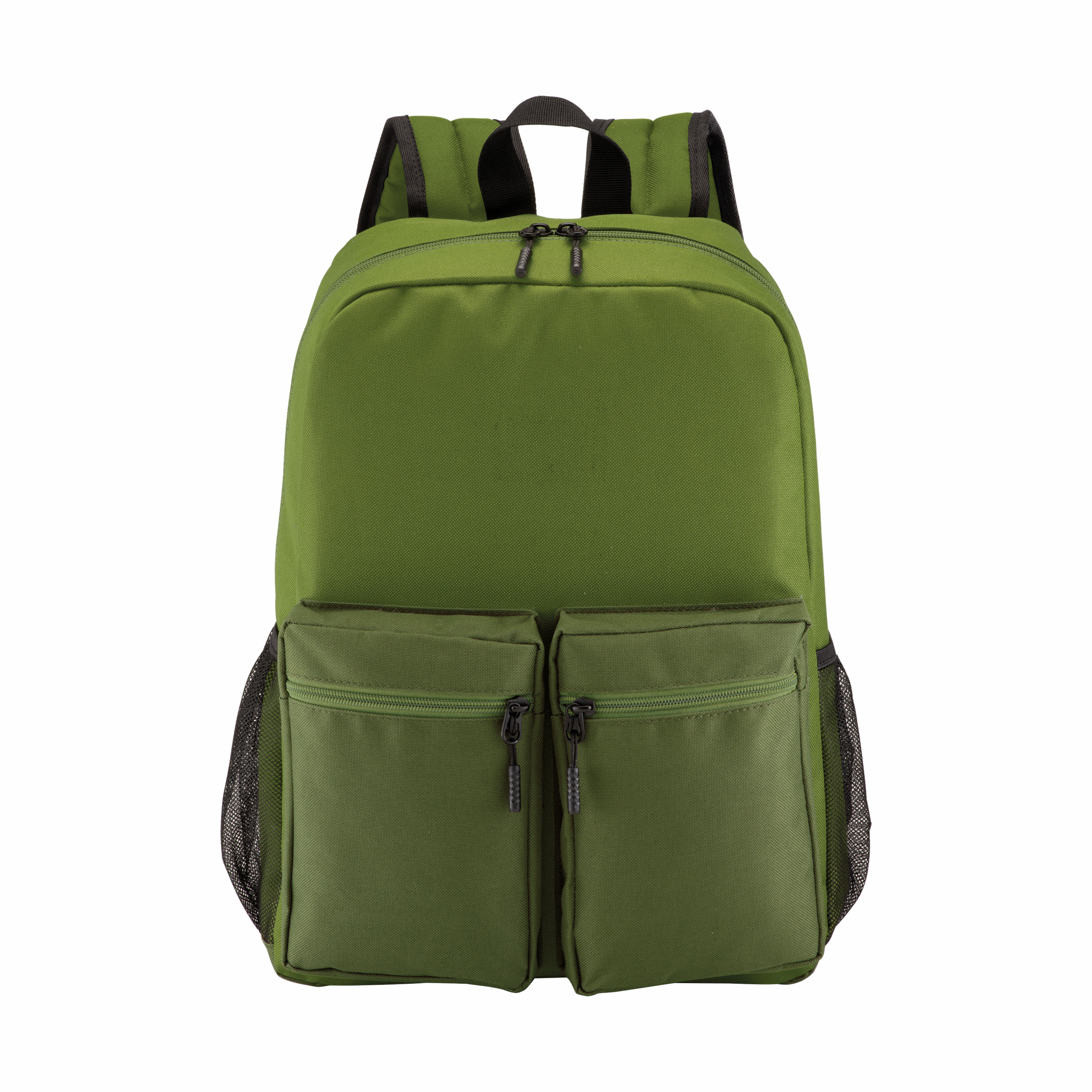 Mochila de poliéster 600D, 5 bolsillos, Verde oscuro, , , 600D,