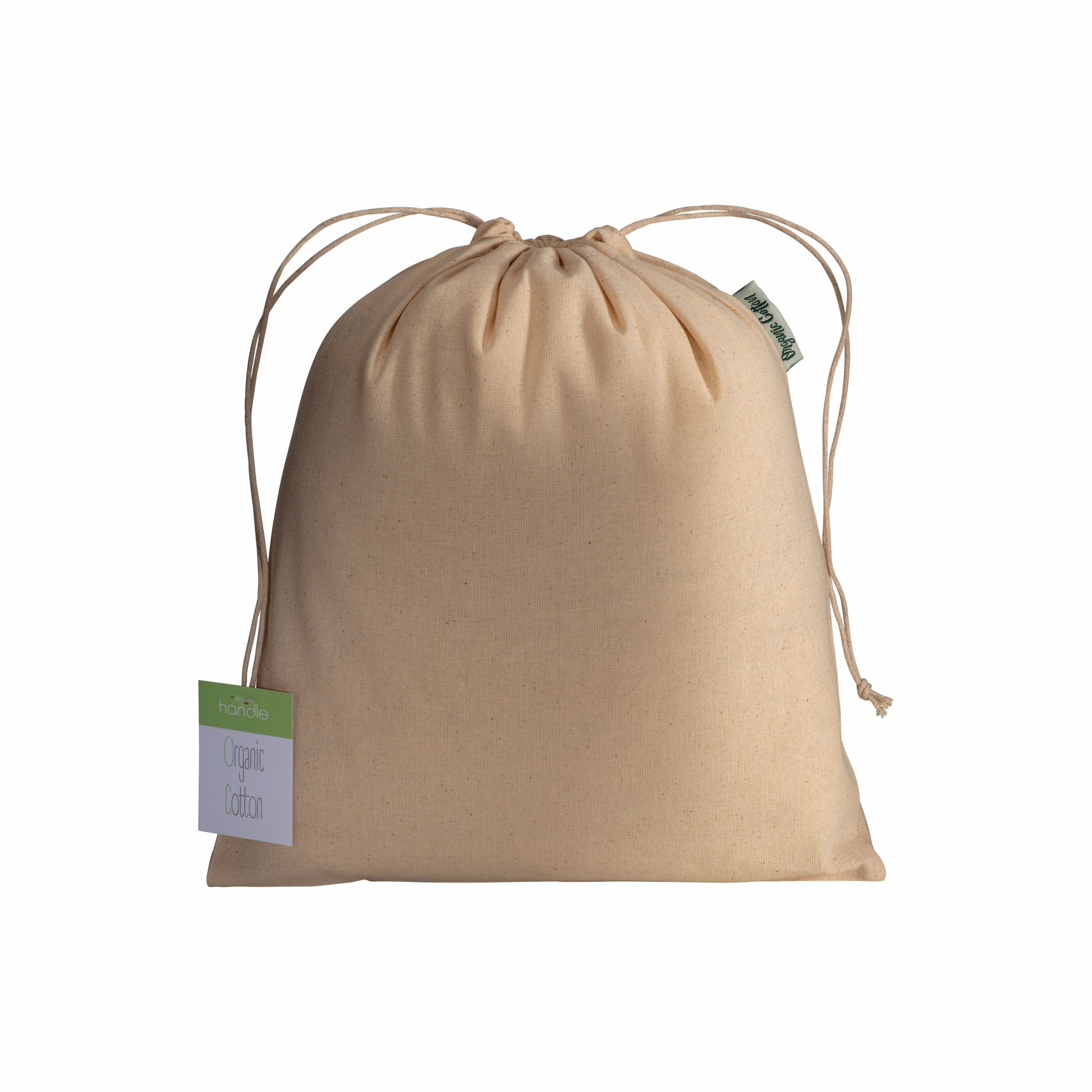 Mochila de algodón orgánico 140g / m2, 25 x 30cm, Natural, , , 140 GSM,