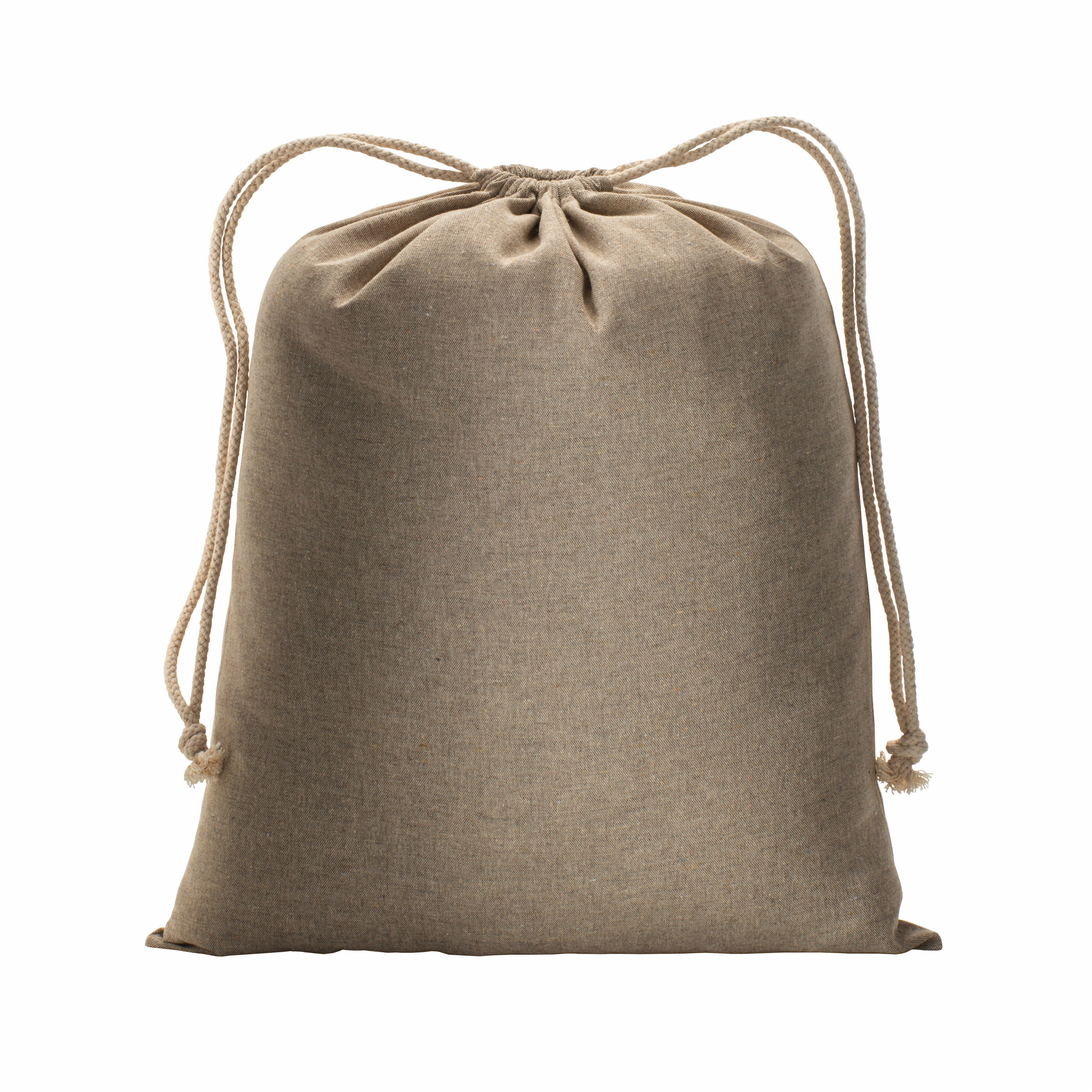 Mochila de algodón reciclado 150g / m2, 40 x 50 cm, Natural, , , 140 GSM,