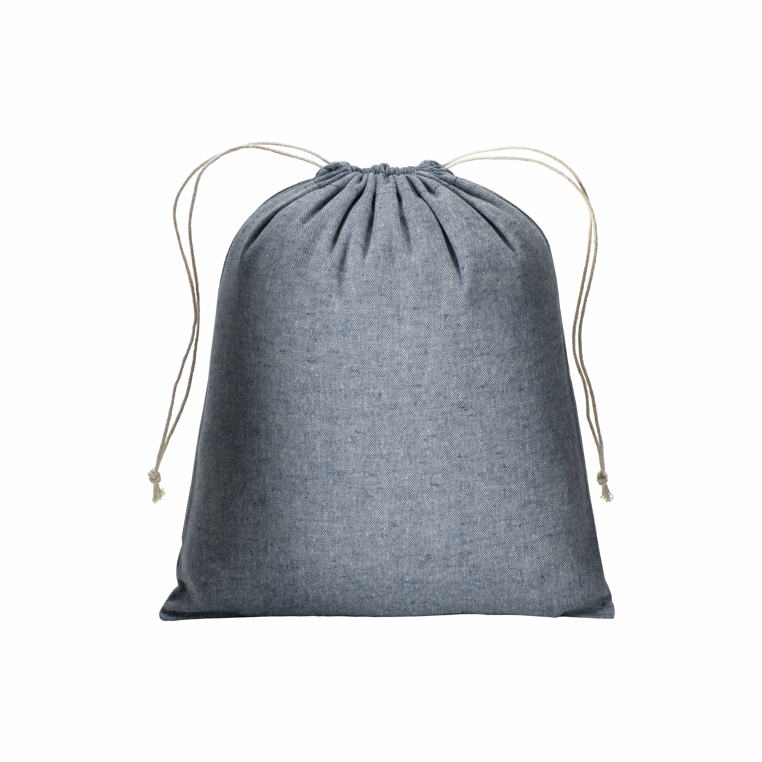 Mochila de algodón reciclado 150g / m2, 25 x 30 cm, Azul, , , 150 GMS,