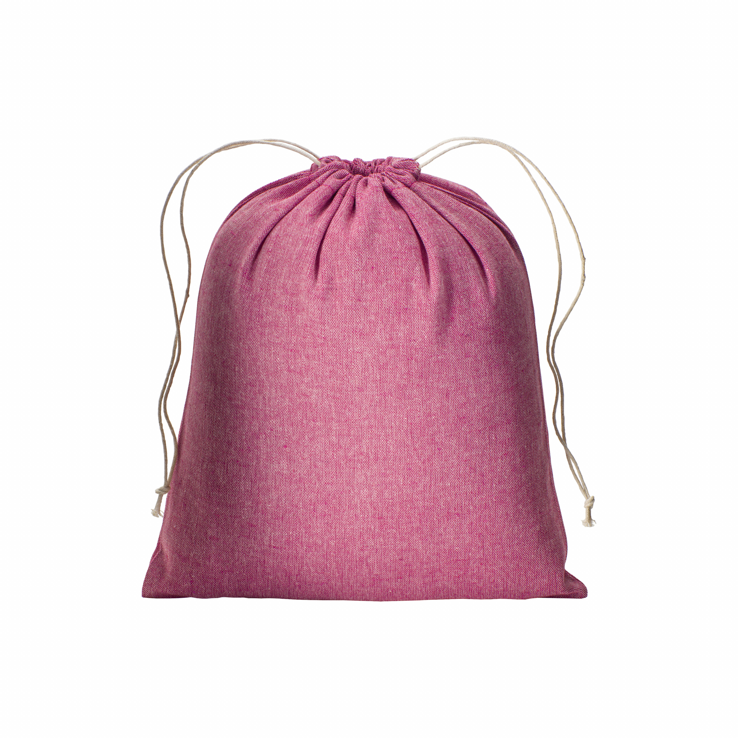 Mochila de algodón reciclado 150g / m2, 25 x 30 cm, Rosado, , , 150 GMS,