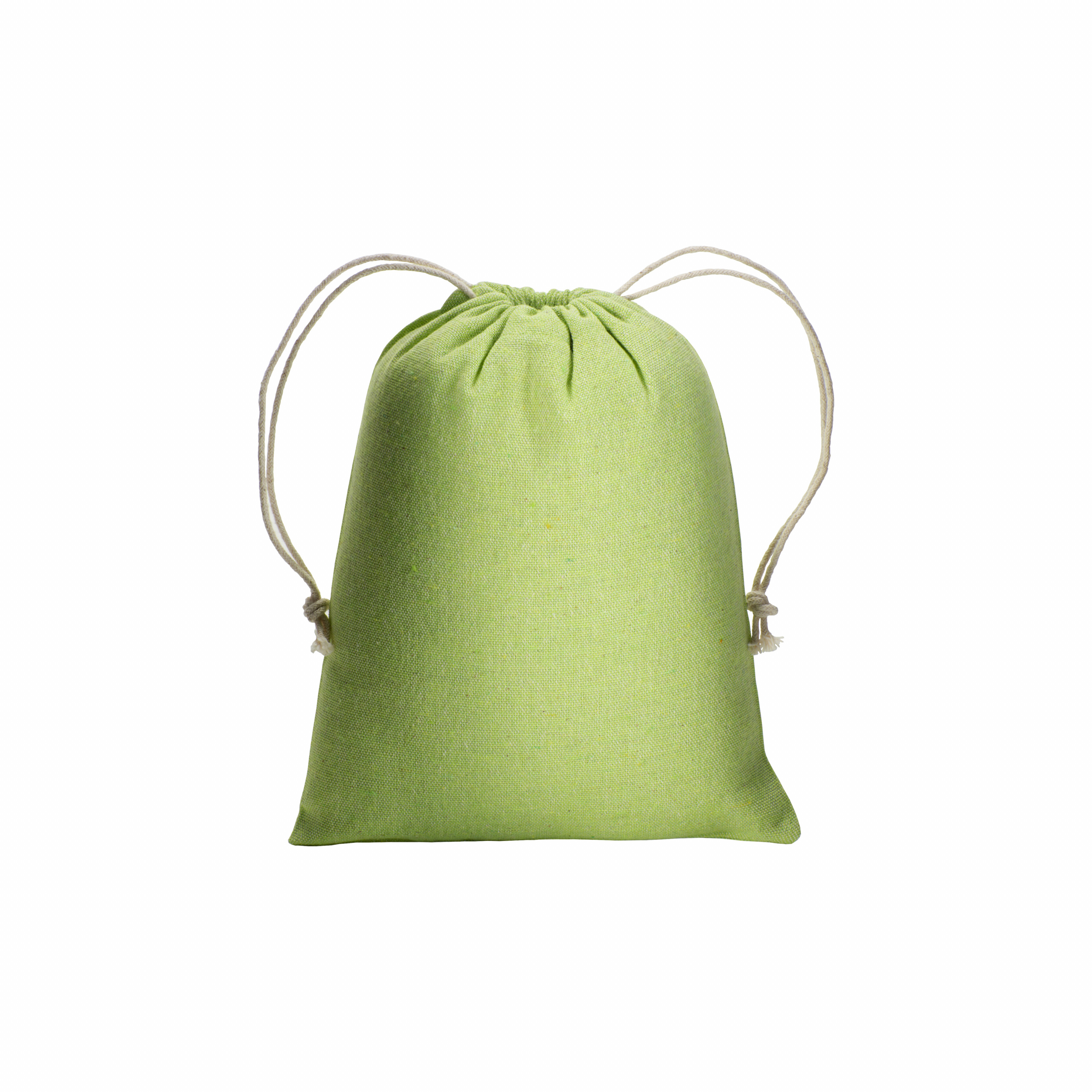 Mochila de algodón reciclado 150g / m2, 15 x 20 cm, Verde metz, , , 150 GSM,