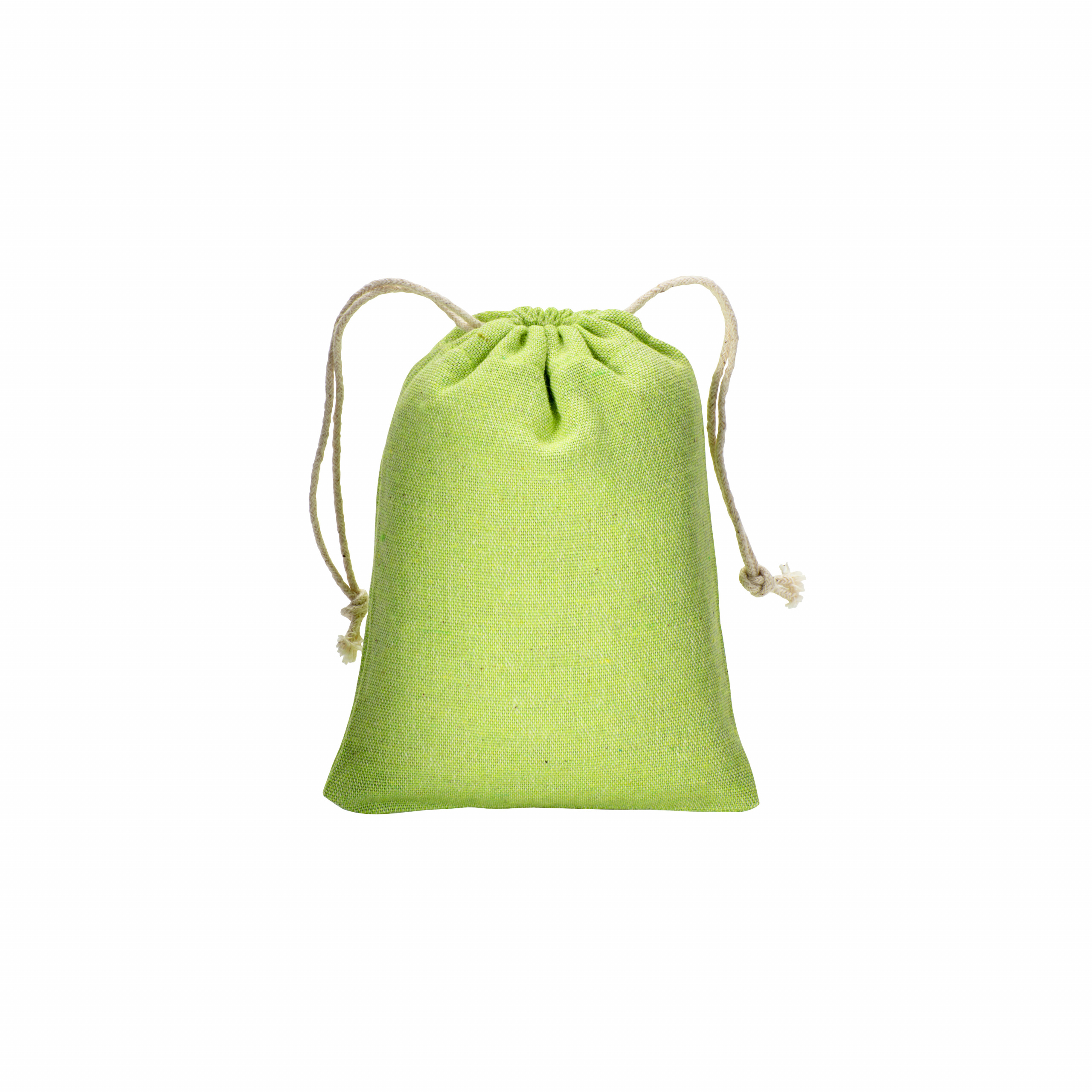 Mochila de algodón reciclado 150g / m2, 10 x 14 cm, Verde metz, , , 150 GSM,