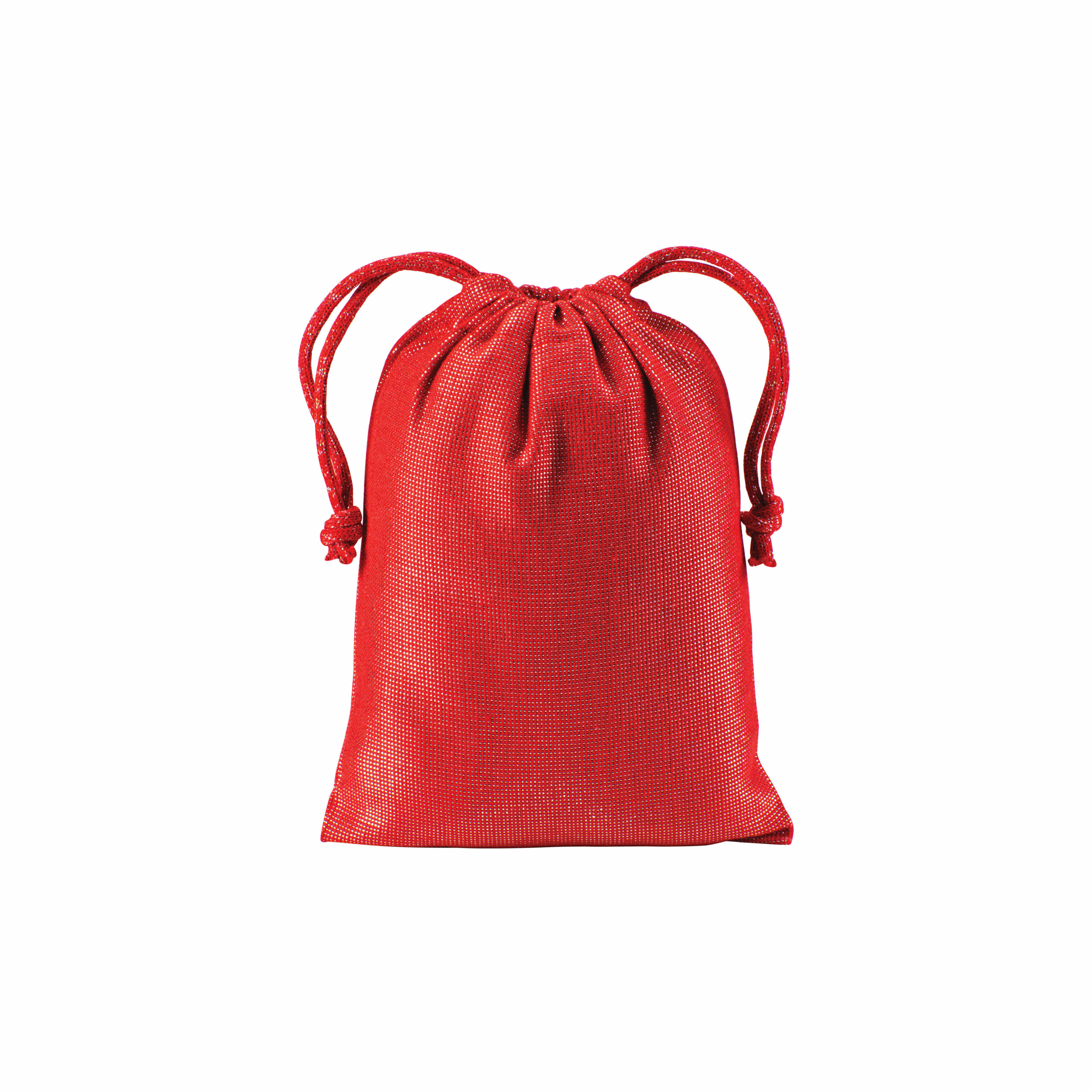 Mochila en polialgodón brillante 150g / m2, 15X20 cm, Rojo, , , 150 GSM M2,