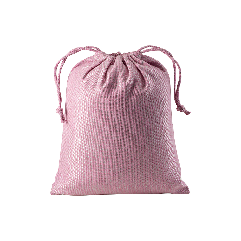 Mochila en polialgodón brillante 150g / m2, 25X30 cm, Rosado, , , 150 GSM M2,