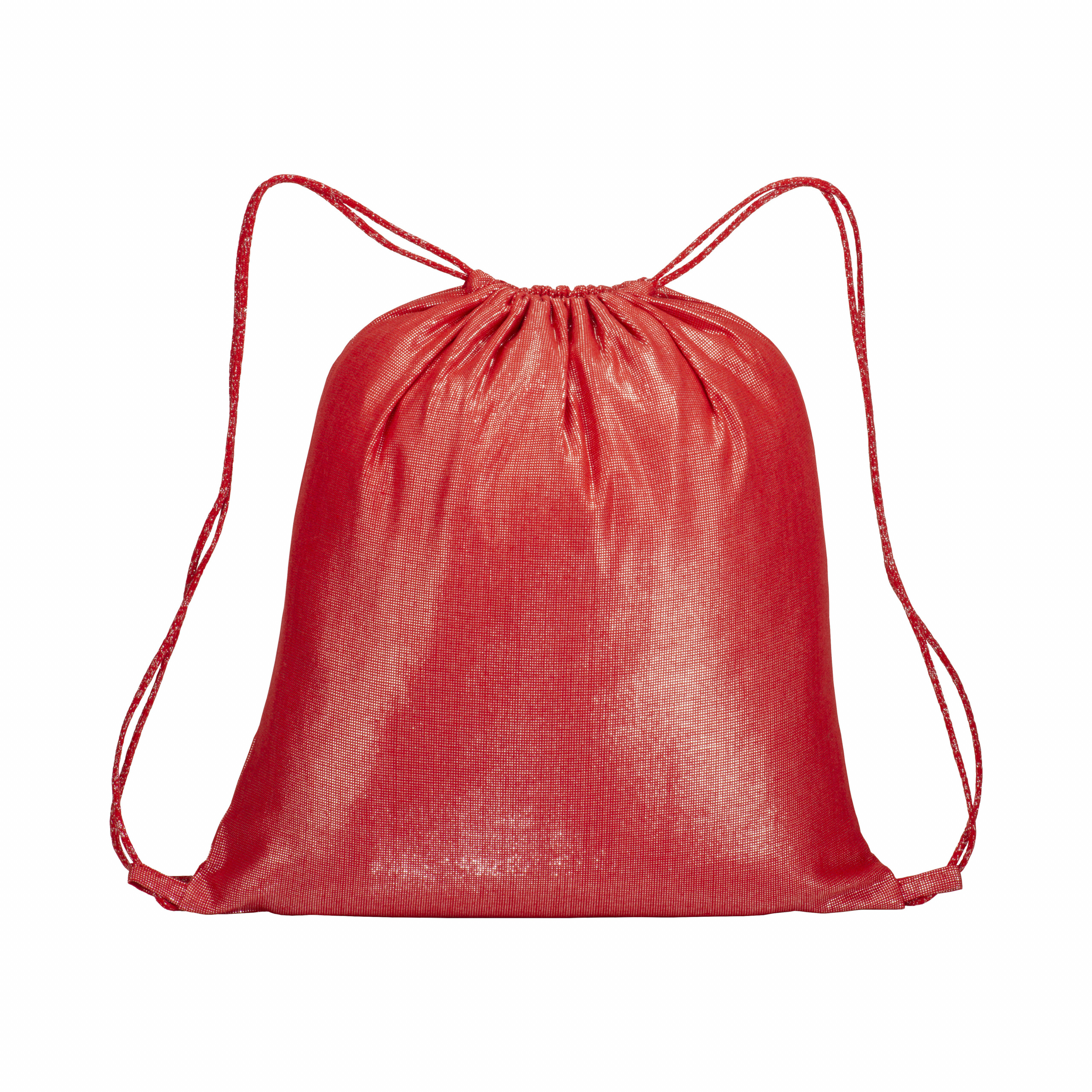 Mochila en polialgodón brillante 150 g / m2, Rojo, , , 150 GSM M2,