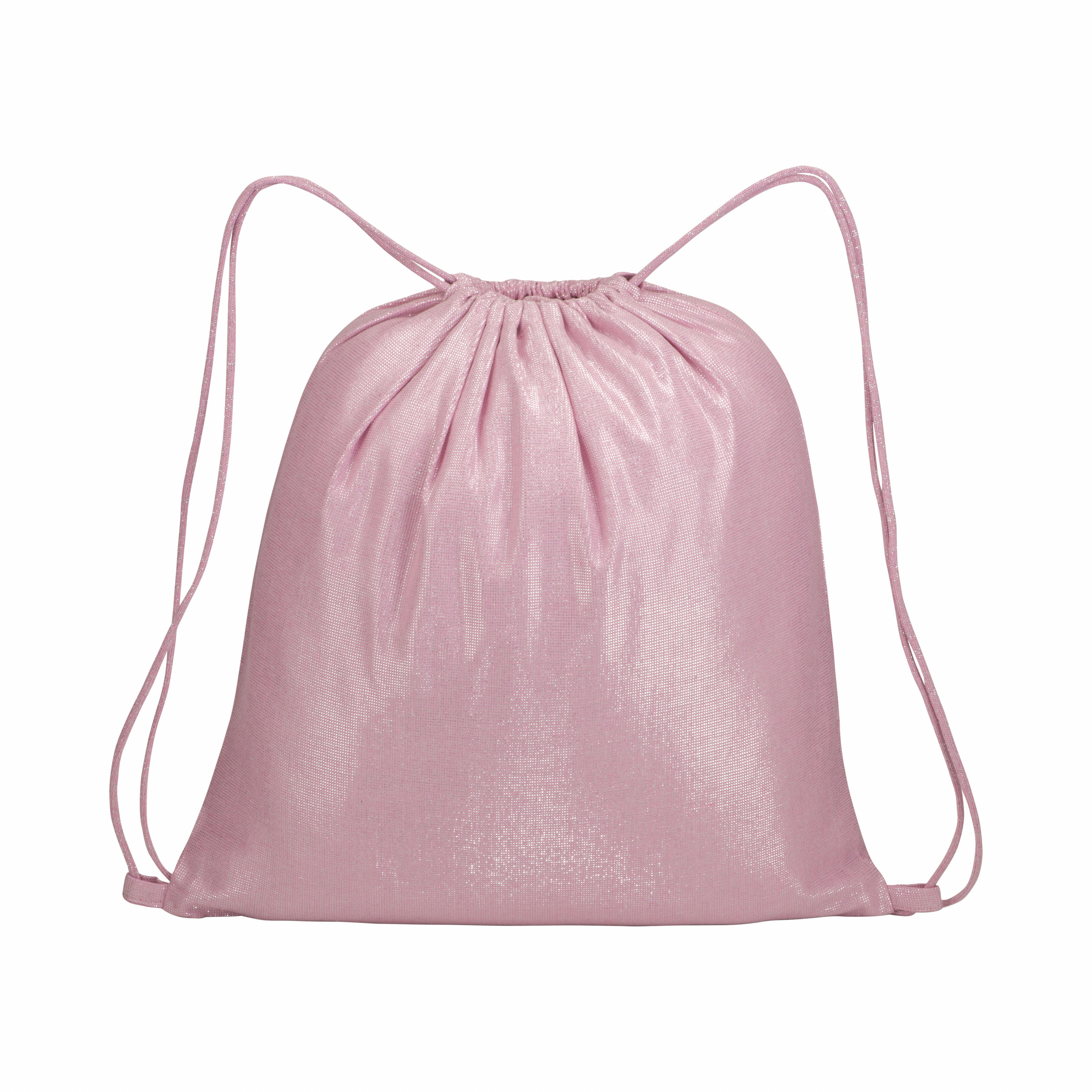 Mochila en polialgodón brillante 150 g / m2, Rosado, , , 150 GSM M2,