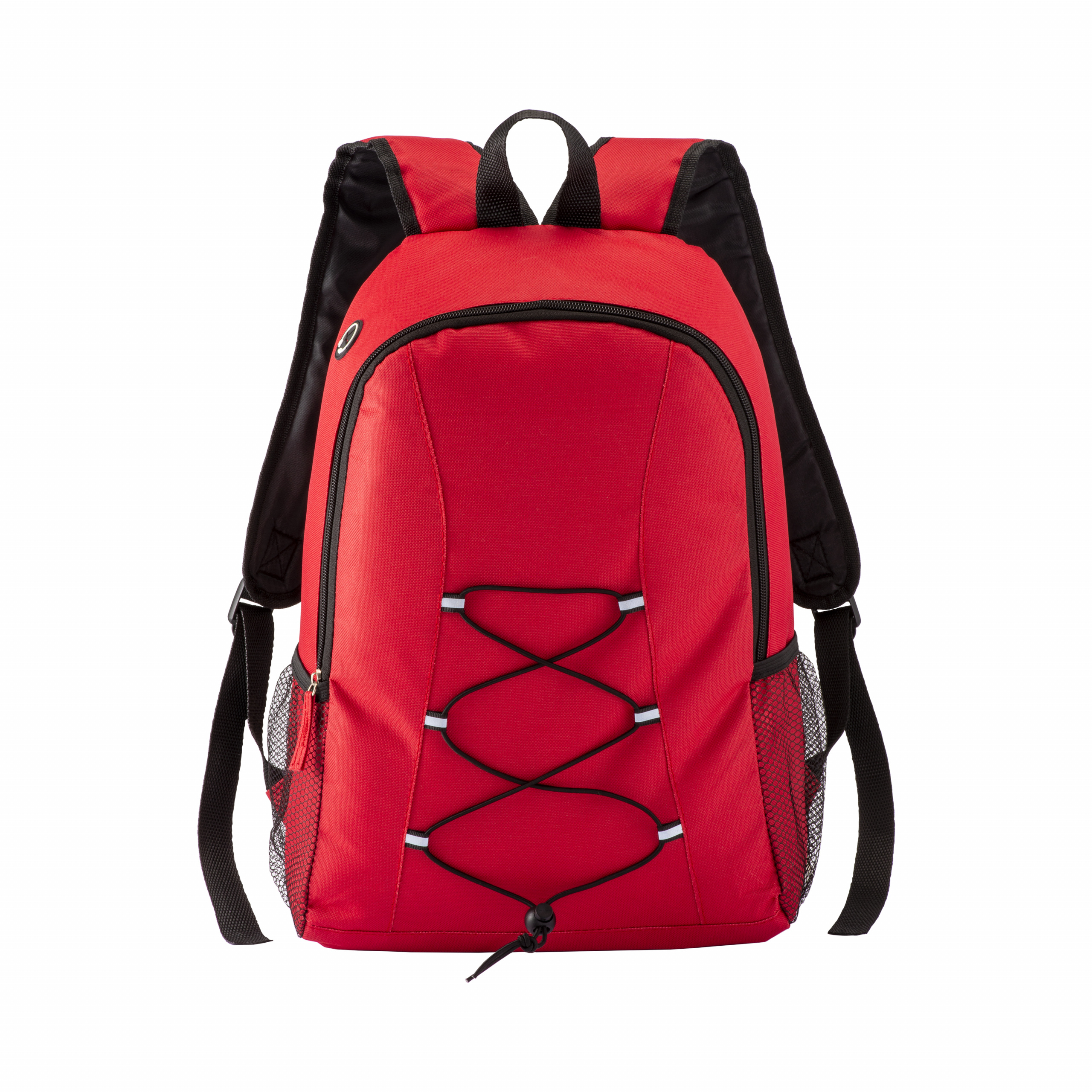 Mochila de poliéster 600D con salida de auriculares, Rojo, , , 600D,