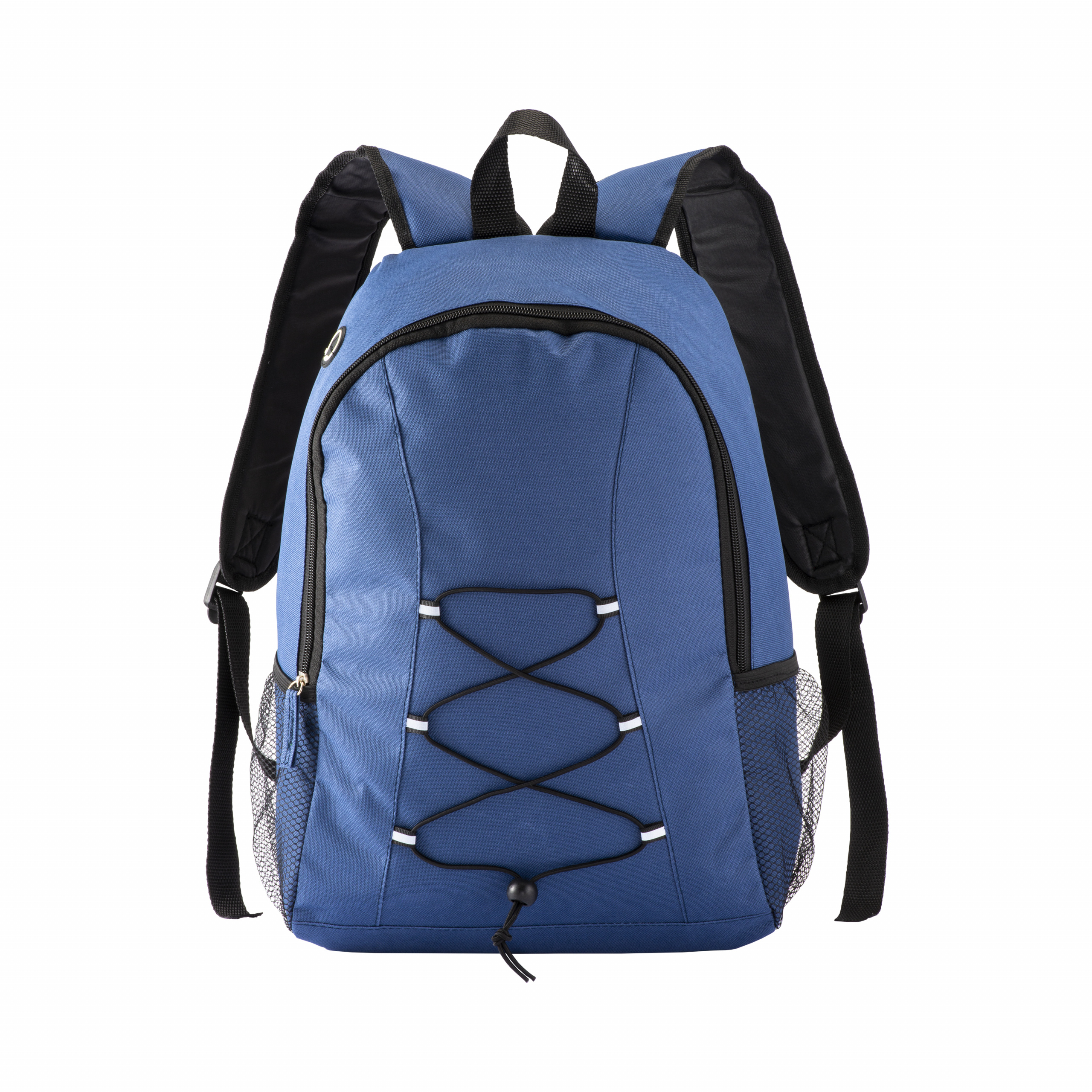 Mochila de poliéster 600D con salida de auriculares, Azul, , , 600D,