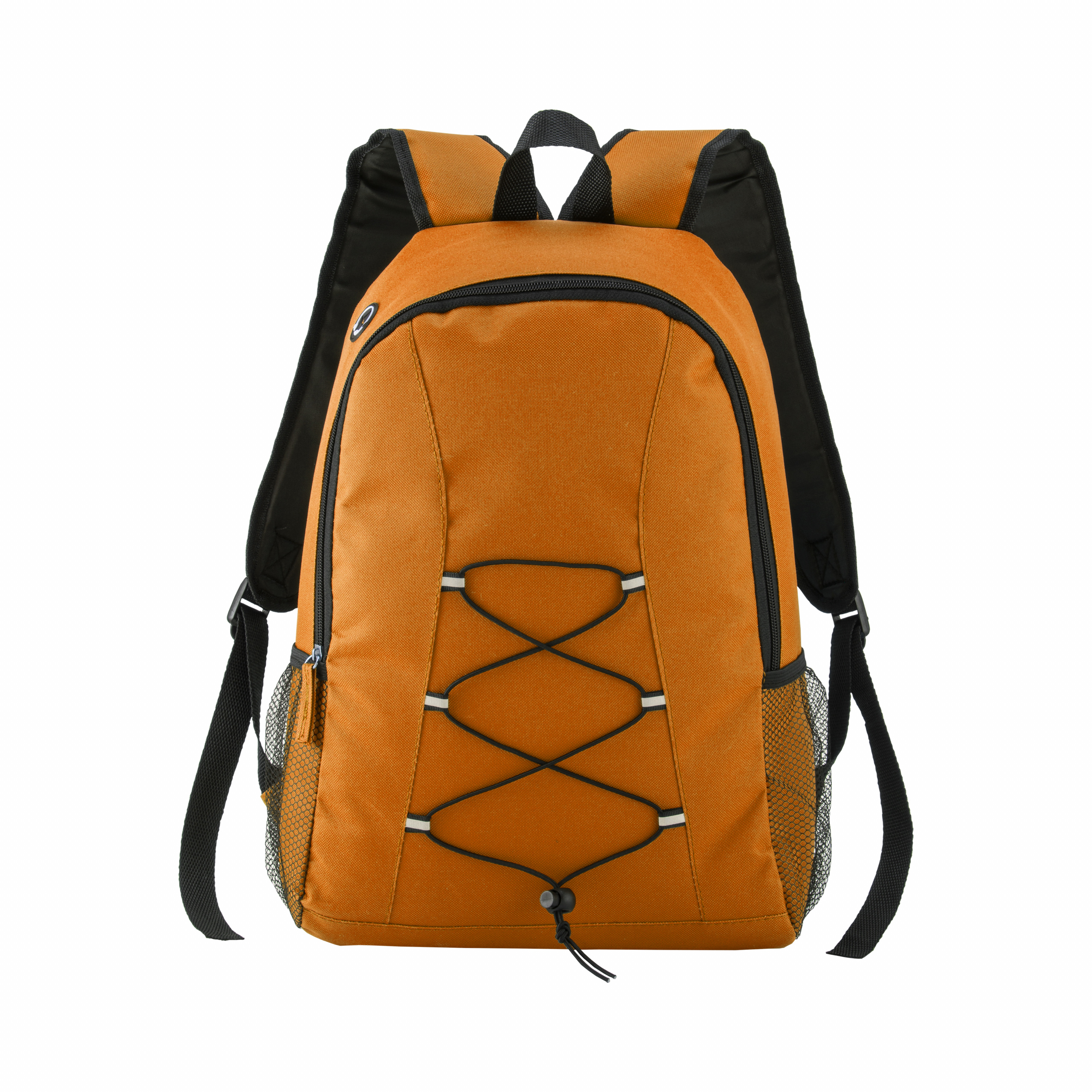 Mochila de poliéster 600D con salida de auriculares, Naranja, , , 600D,