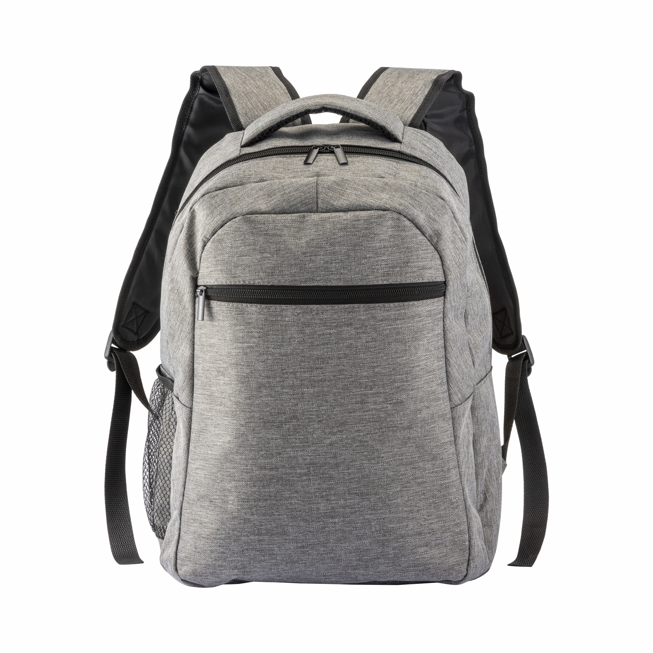 Mochila para PC en poliéster melange Compartimento para portátil acolchado, Gris, , , 600D,