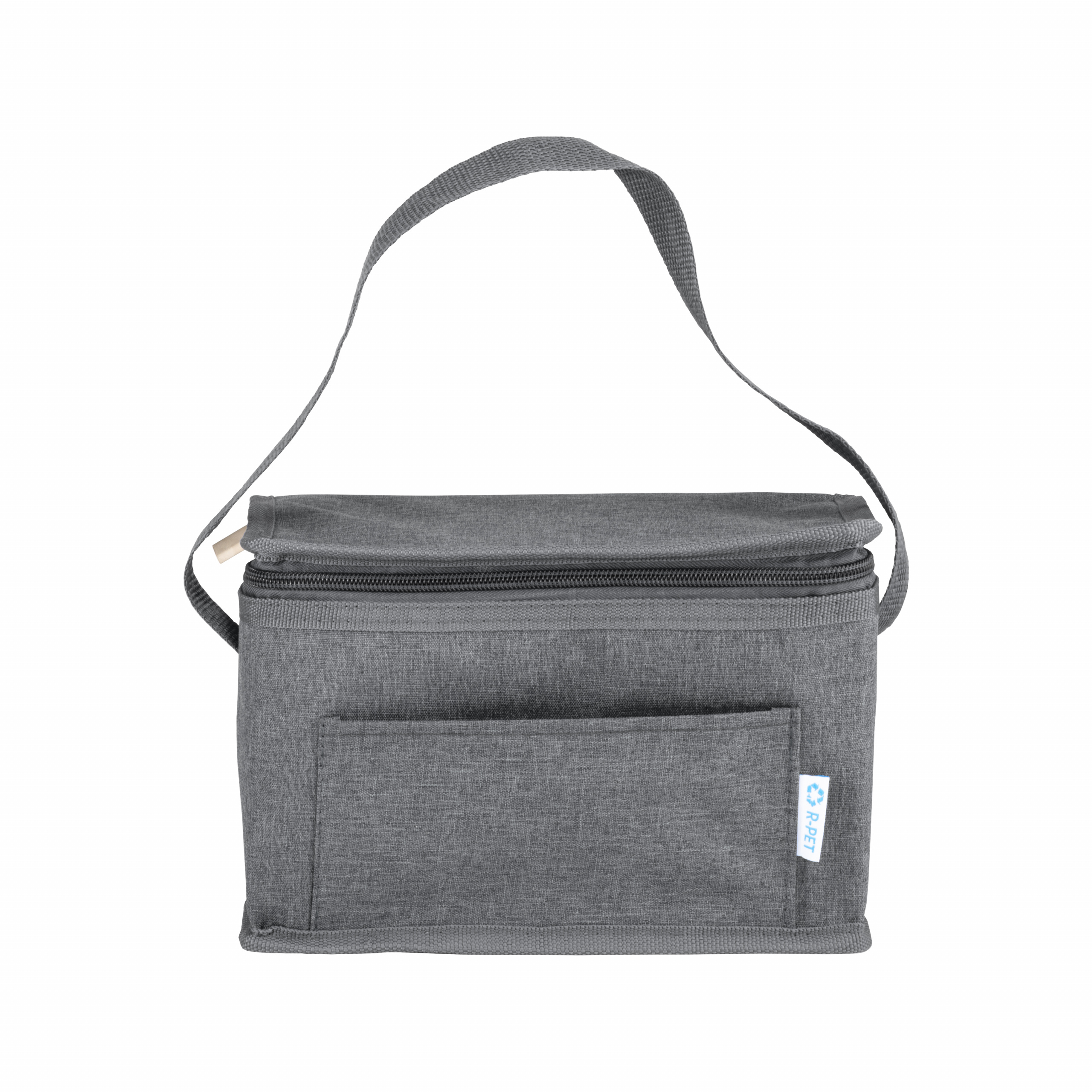 Bolsa nevera r-pet Melange con interior plateado, Gris, , , ,
