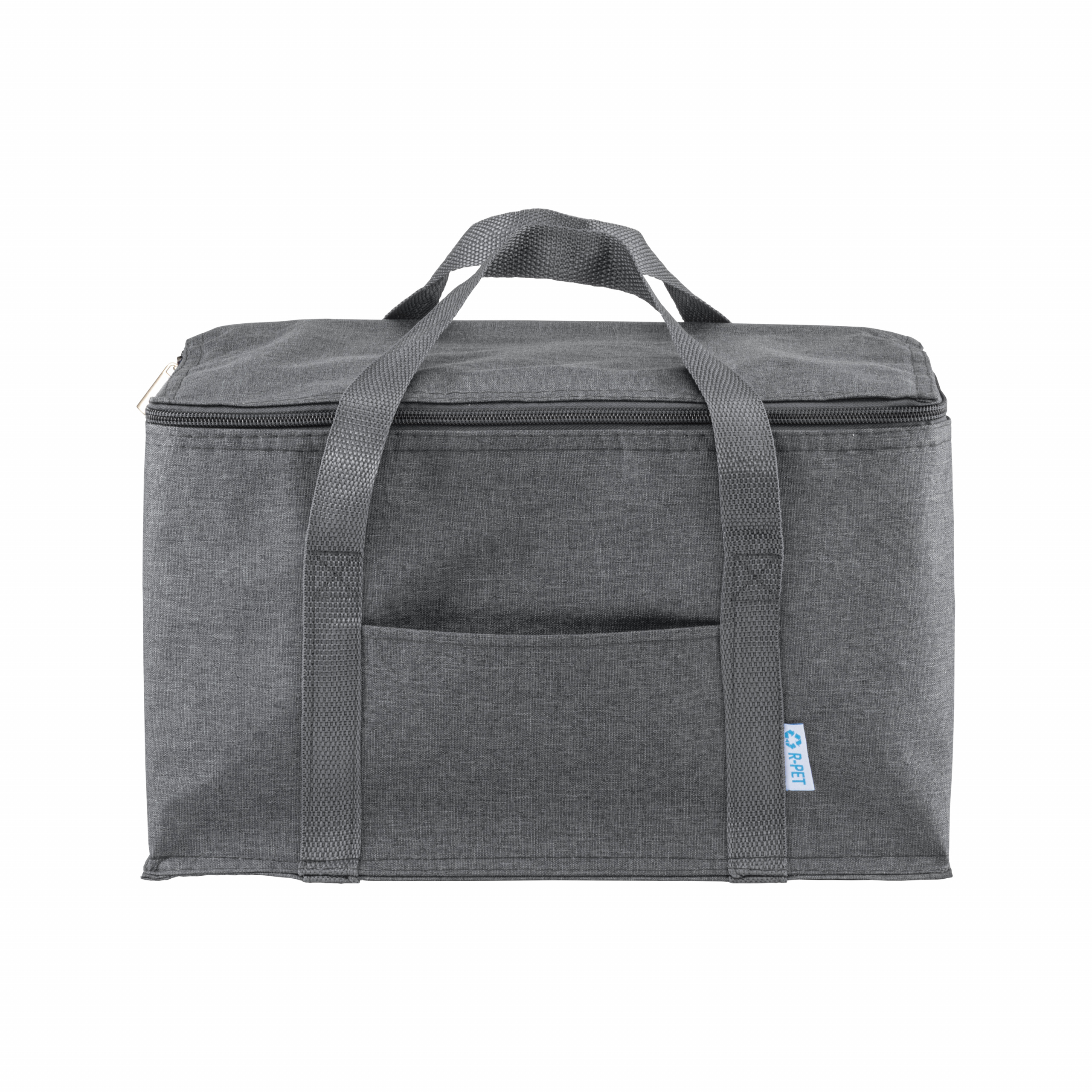 Bolsa nevera r-pet Melange con interior plateado, Gris, , , ,