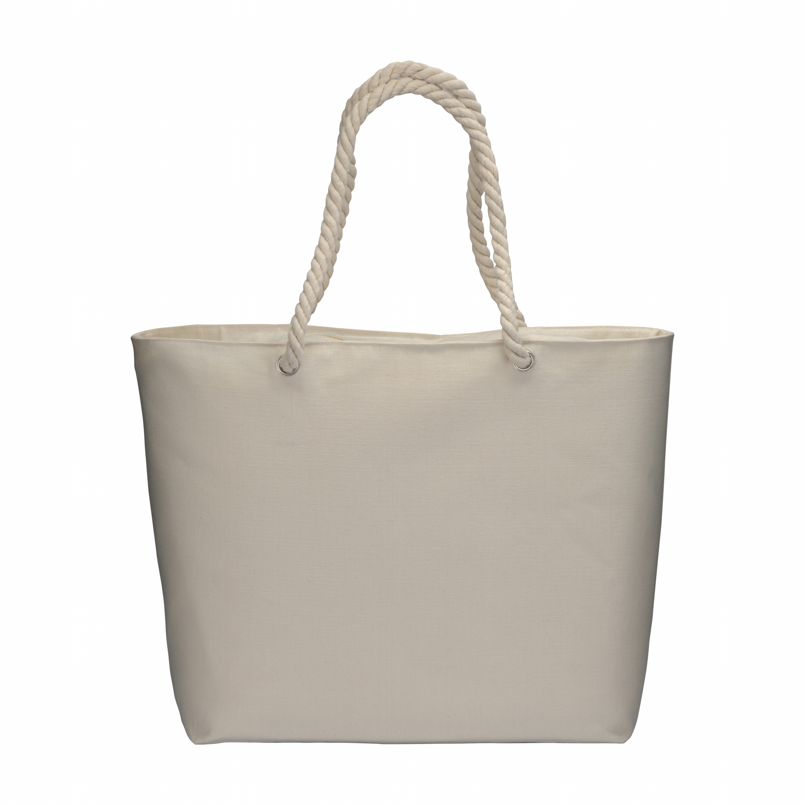 Bolsa de playa de algodón reciclado 280 g/m2, Natural, , , ,