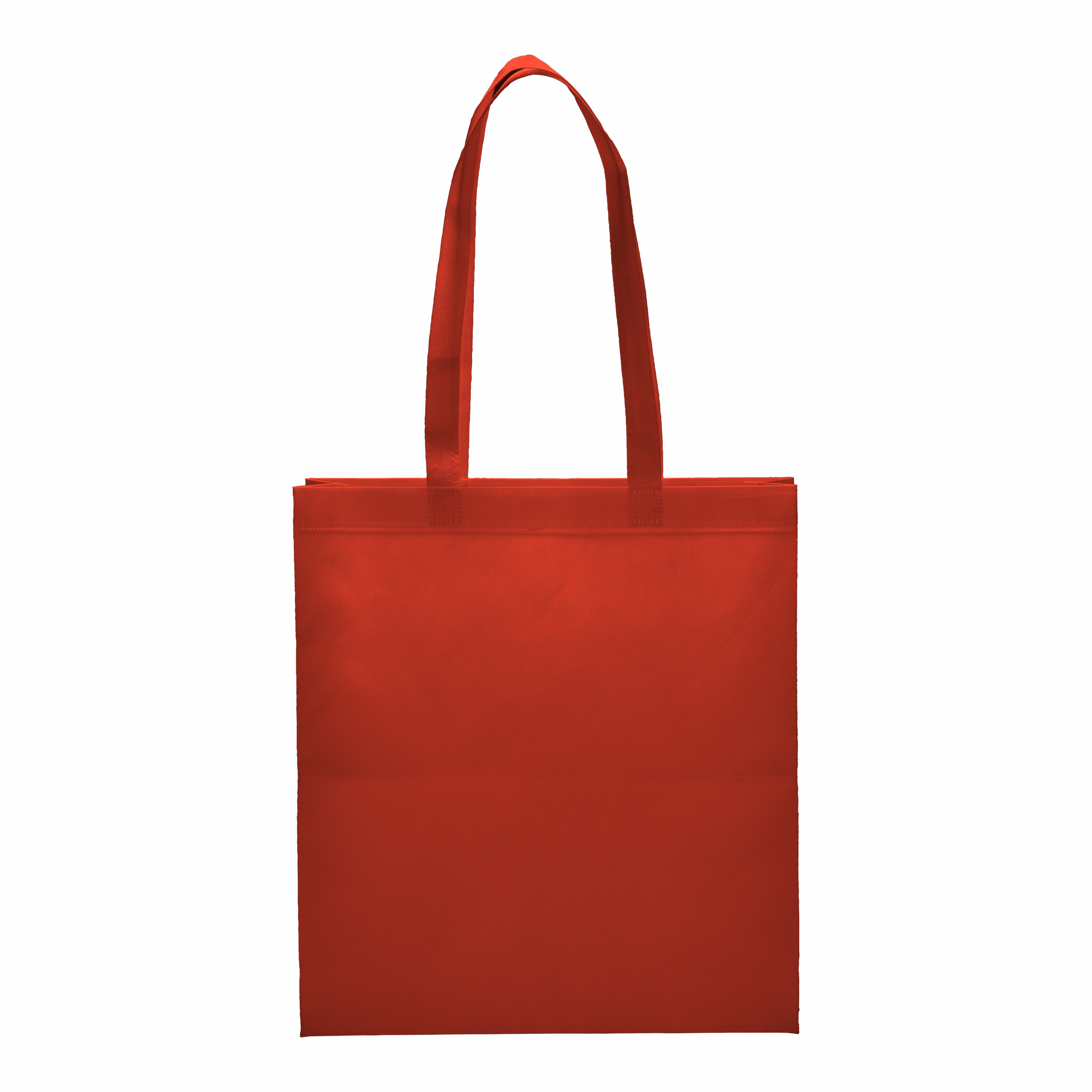 Bolsa termosoldada de R-pet 80 g/m2 con fuelle, Rojo, , , 80 GR/M2,