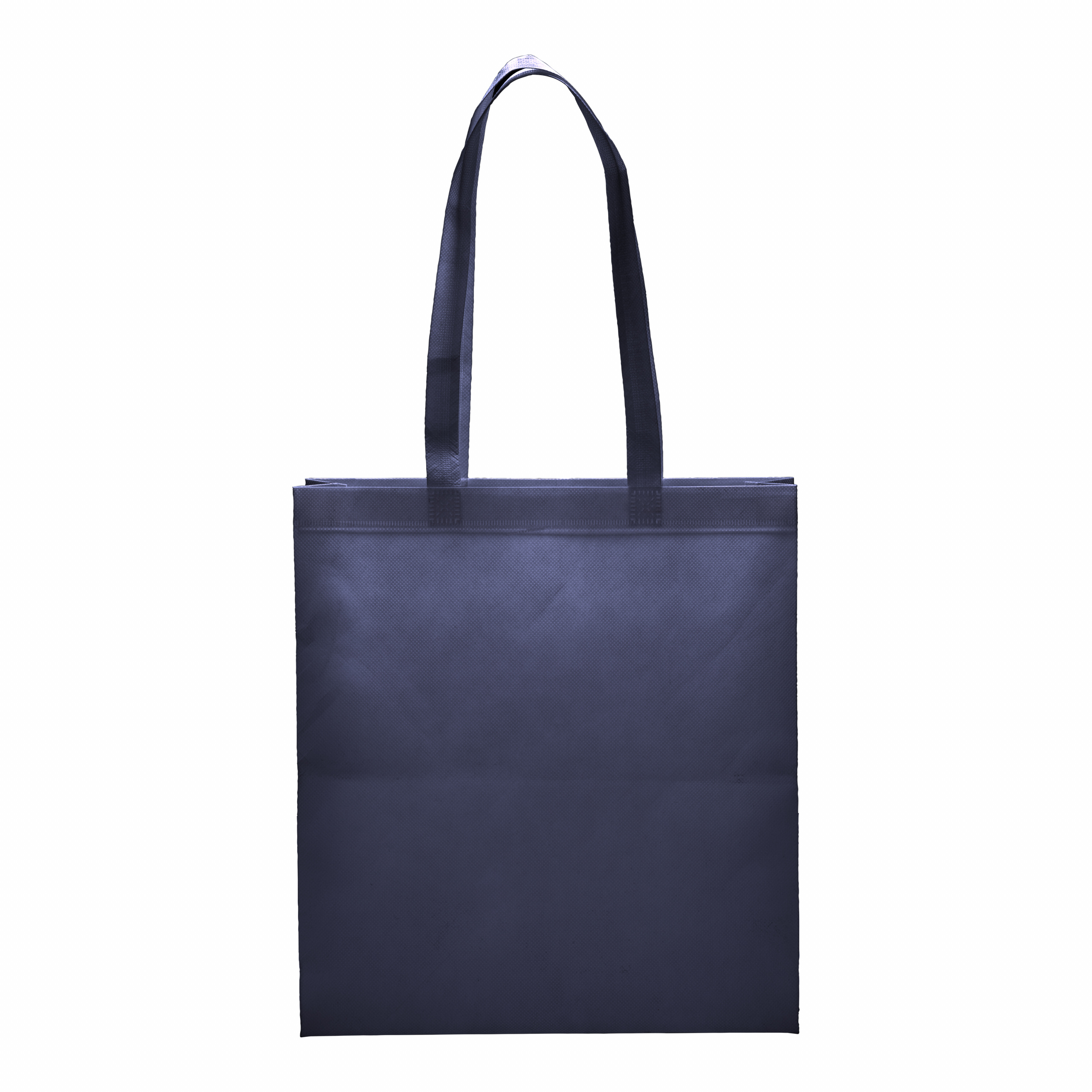 Bolsa termosoldada de R-pet 80 g/m2 con fuelle, Azul, , , 80 GR/M2,