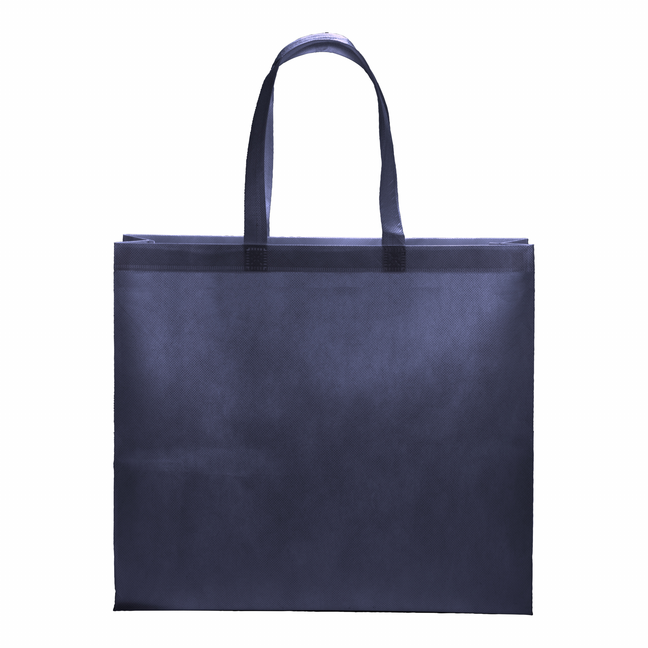 Bolsa termosoldada de R-pet 80 g/m2 con fuelle, Azul, , , ,