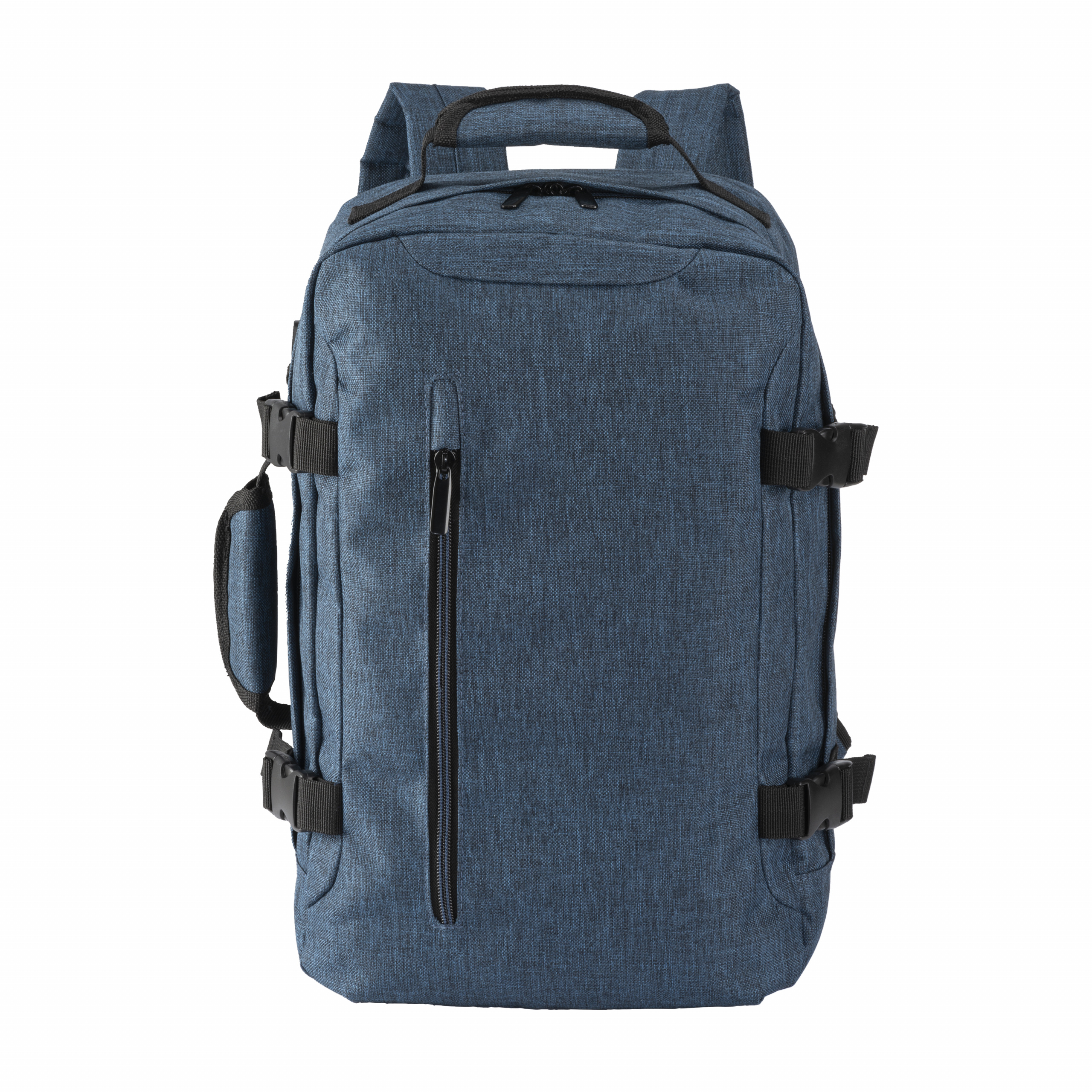 Mochila / bolsa para portátil (15″) en poliéster 900D melange, Azul, , , 900D  MELANGE,